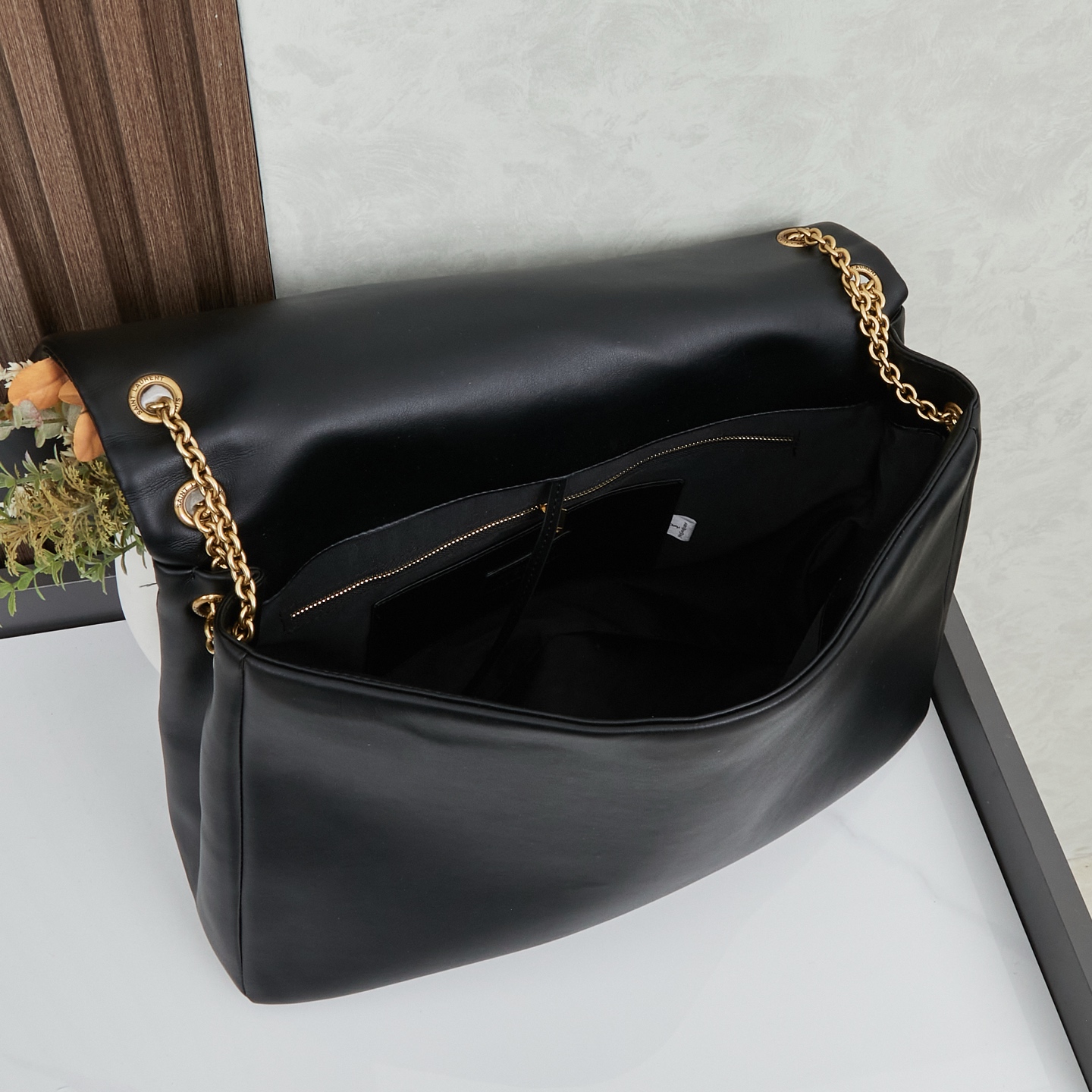 SAINT LAUREN JAMIE 4.3 Large IN Calfskin Black - Bag