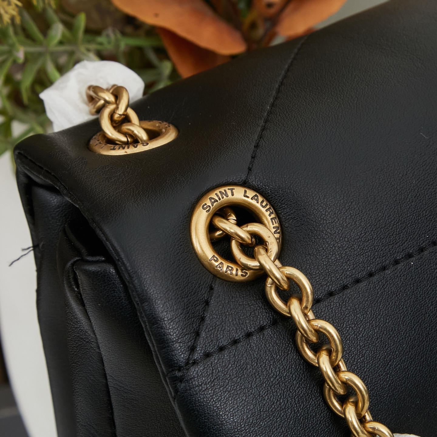 SAINT LAUREN JAMIE 4.3 Large IN Calfskin Black - Bag