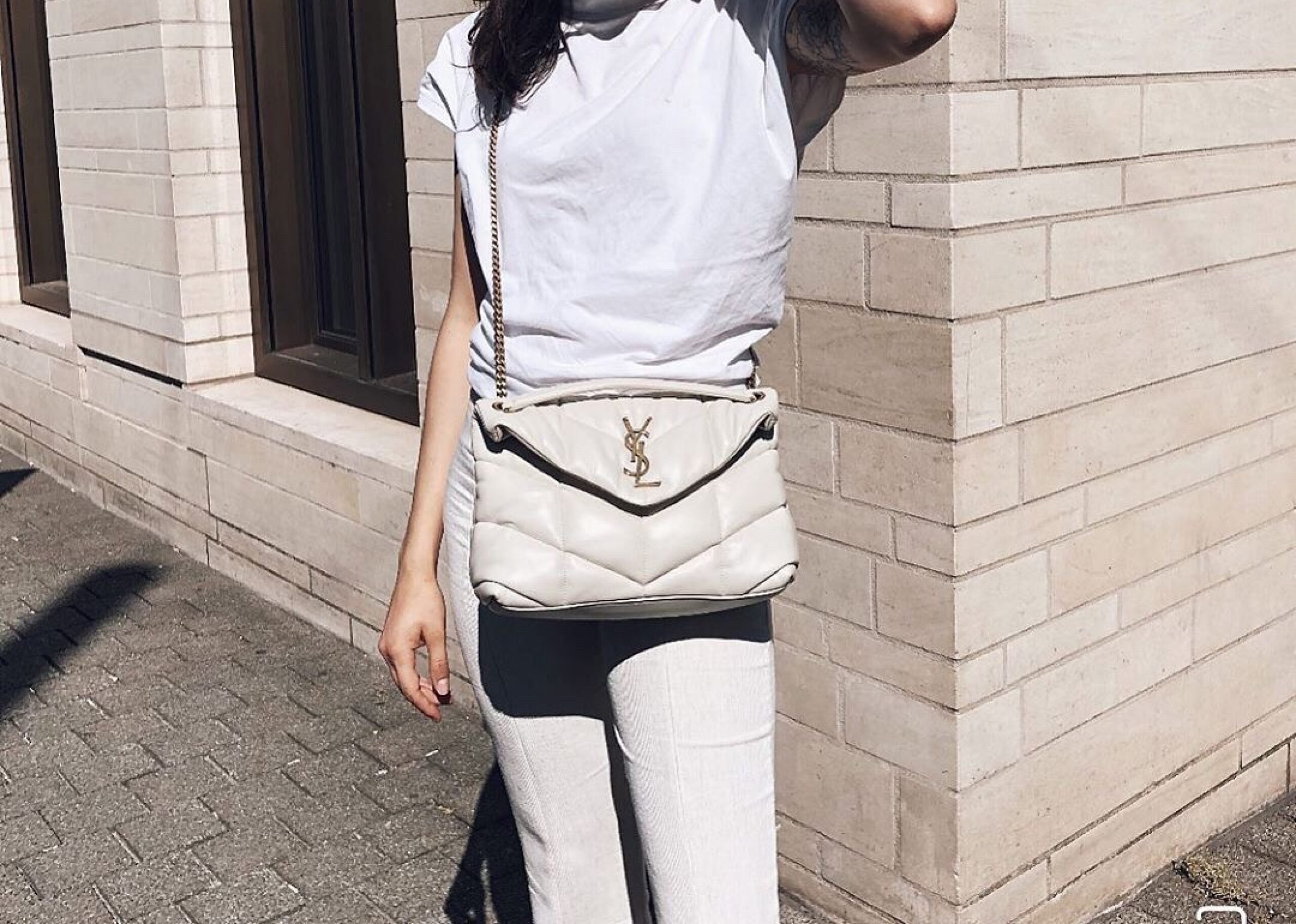 SAINT LAURENT Loulou Puffer Small Quilted Leather Shoulder Bag