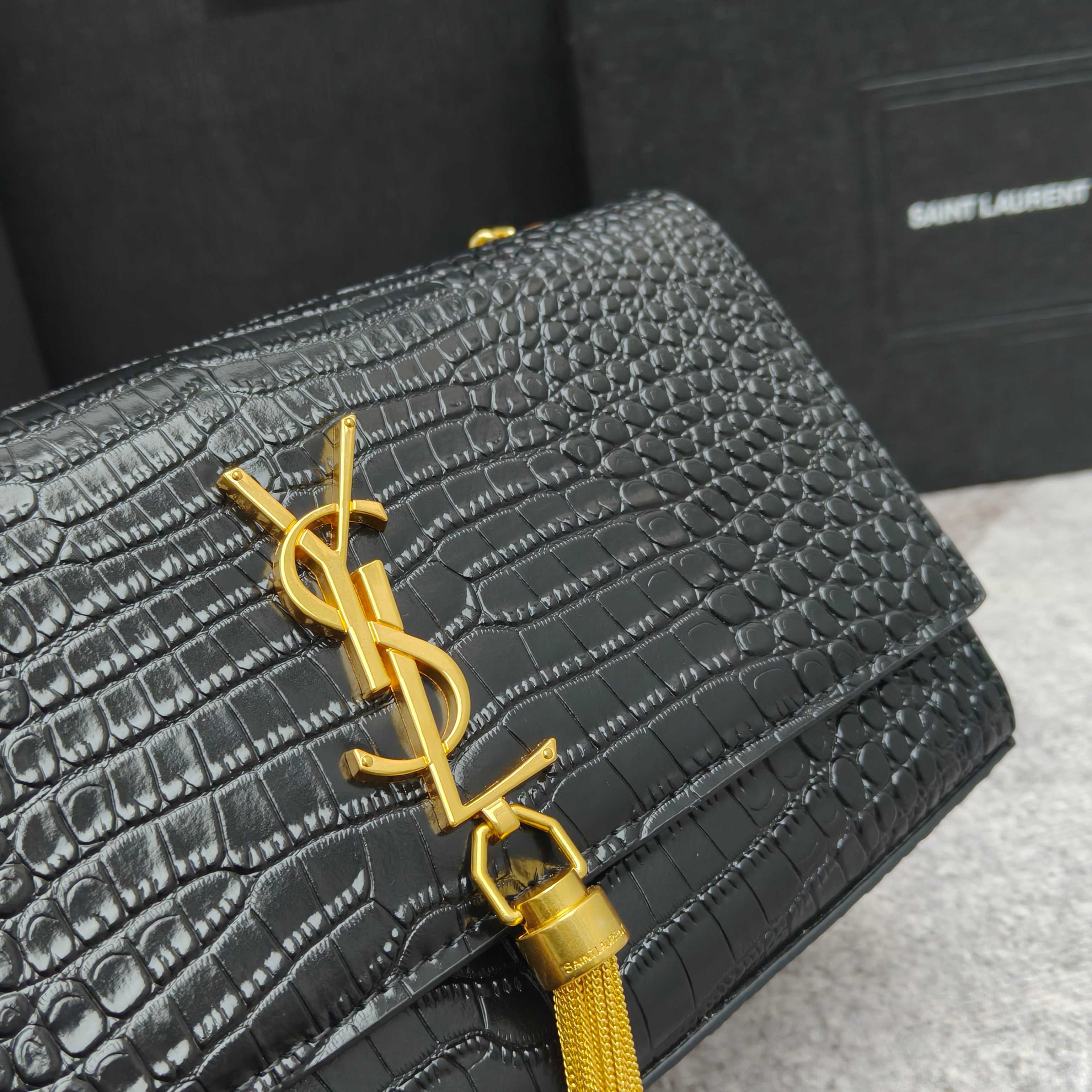 SAINT LAURENT YSL Kate Tassel Chain Wallet - Bag