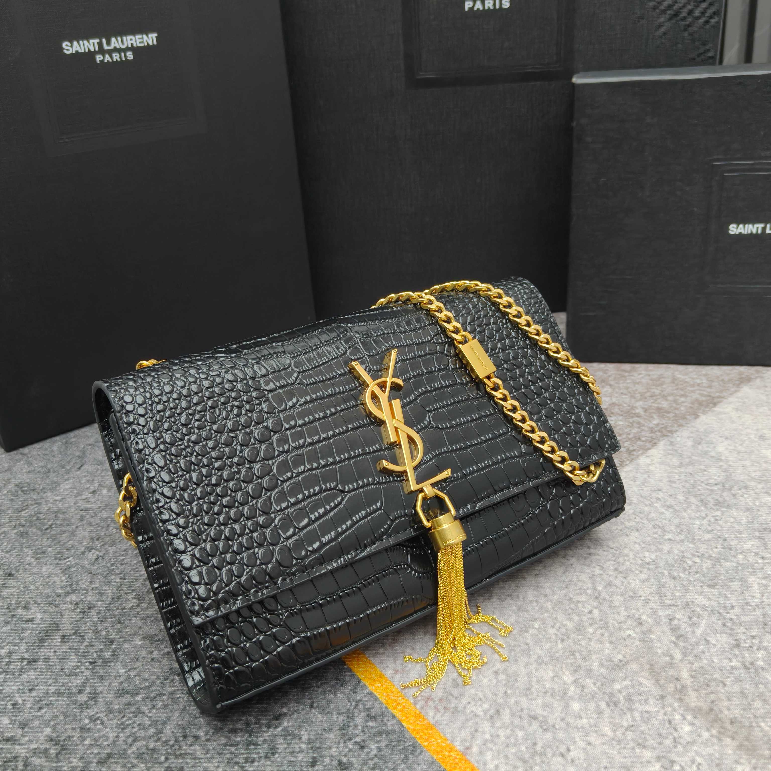 SAINT LAURENT YSL Kate Tassel Chain Wallet - Bag
