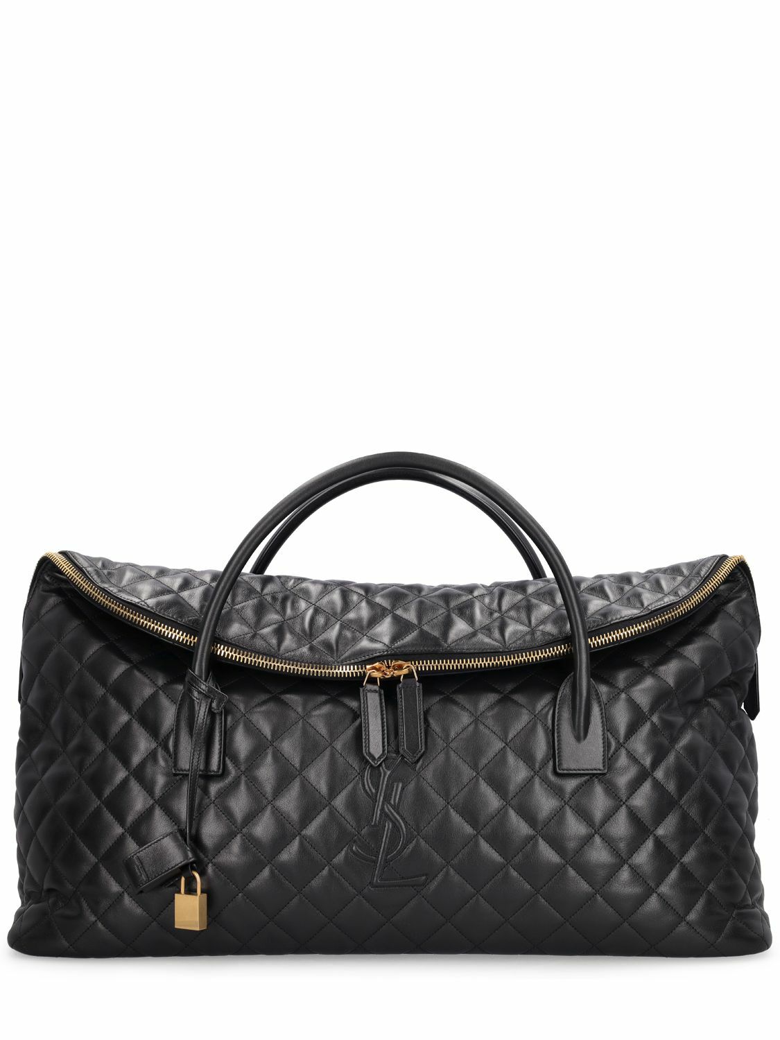 SAINT LAURENT YSL Es Giant Leather Travel Bag