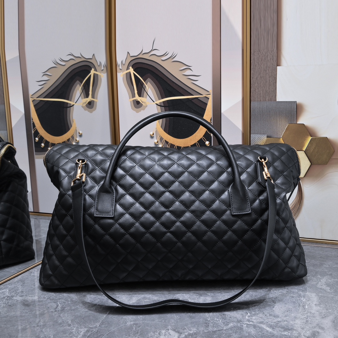 SAINT LAURENT YSL Es Giant Leather Travel Bag