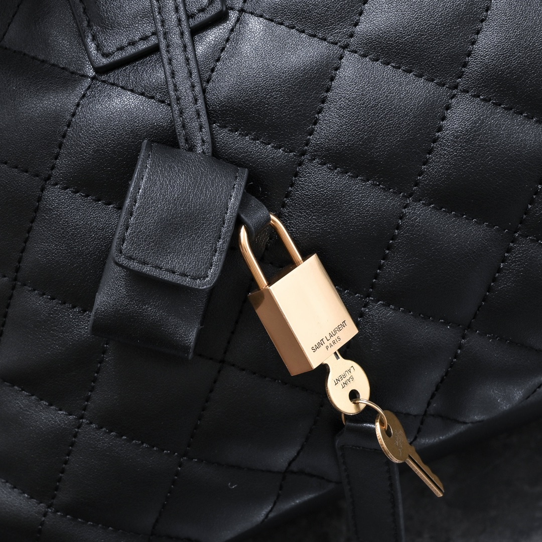 SAINT LAURENT YSL Es Giant Leather Travel Bag