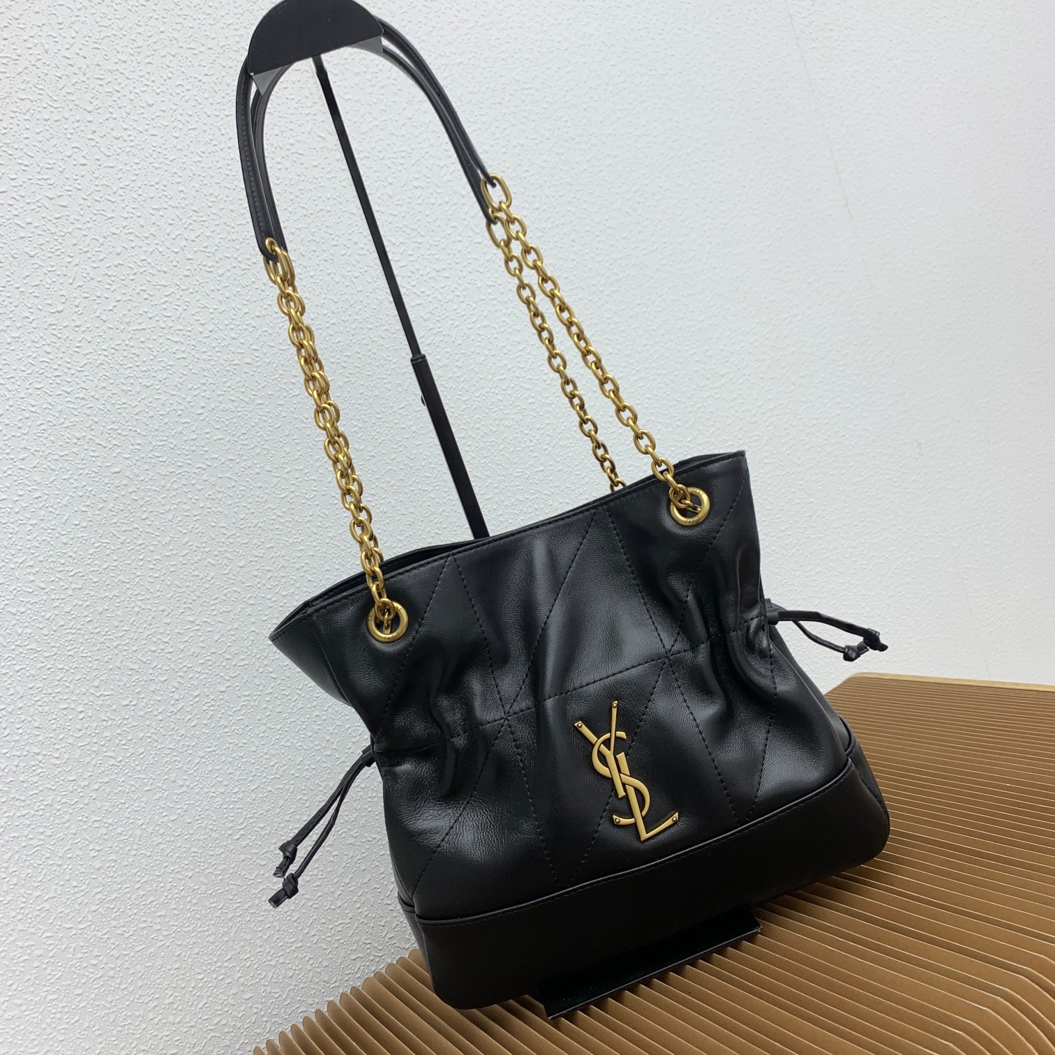 Saint Laurent JAMIE 4.3 Small Pochon Calfskin chain bag