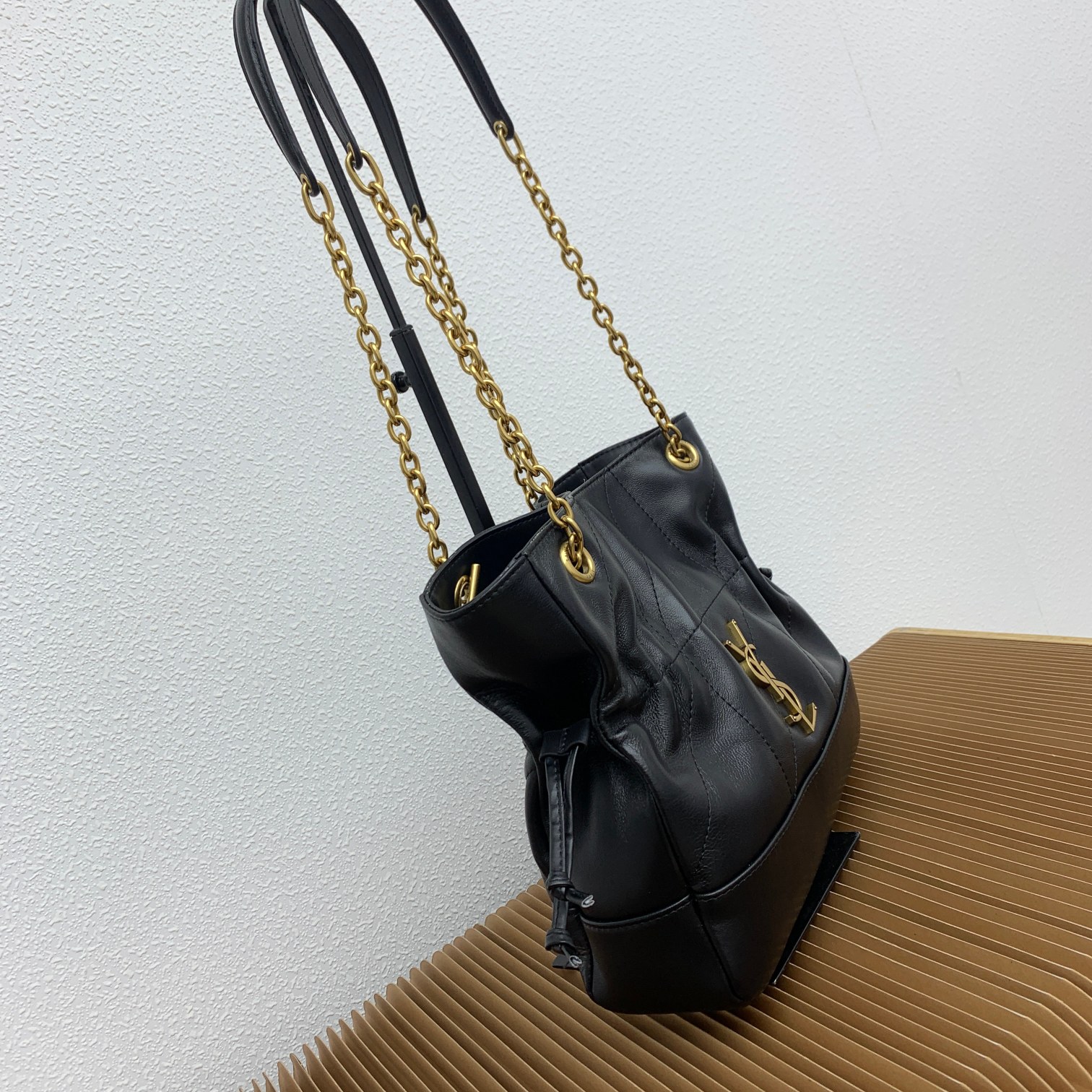 Saint Laurent JAMIE 4.3 Small Pochon Calfskin chain bag