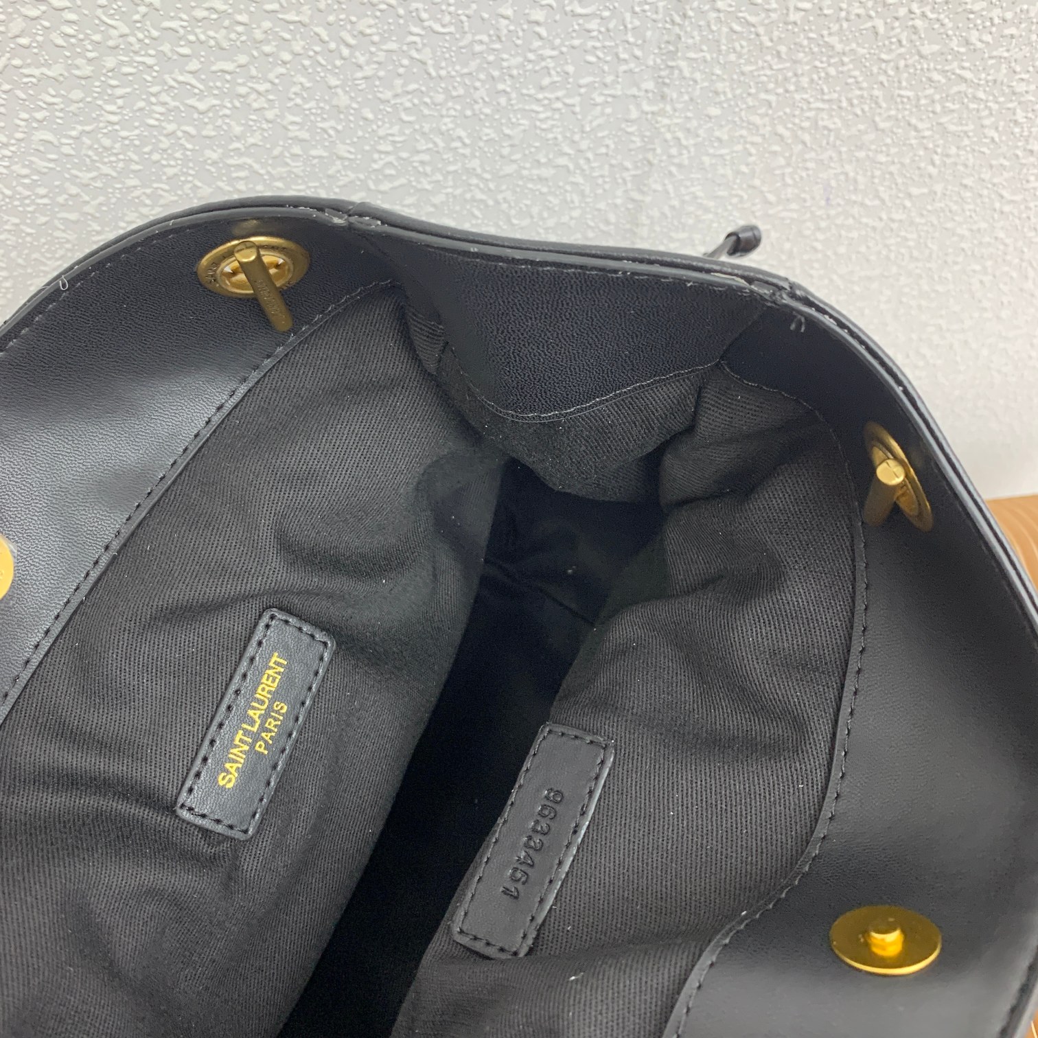 Saint Laurent JAMIE 4.3 Small Pochon Calfskin chain bag