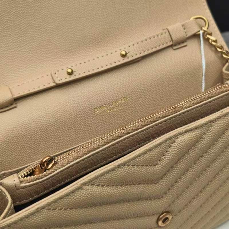 Saint Laurent YSL Cassandre Envelope - Dust Gray