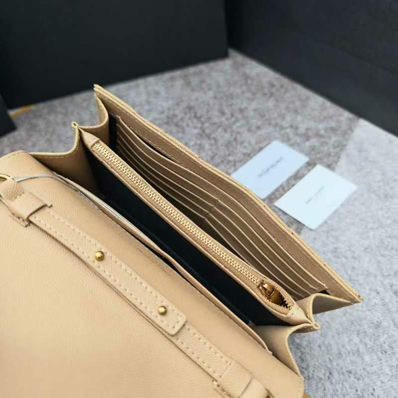 Saint Laurent YSL Cassandre Envelope - Dust Gray