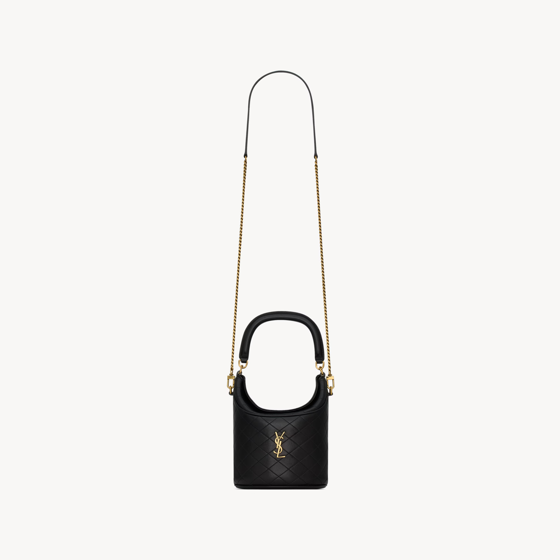 SAINT LAURENT YSL GABY bucket bag in lambskin - Bag