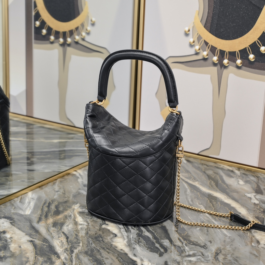 SAINT LAURENT YSL GABY bucket bag in lambskin - Bag
