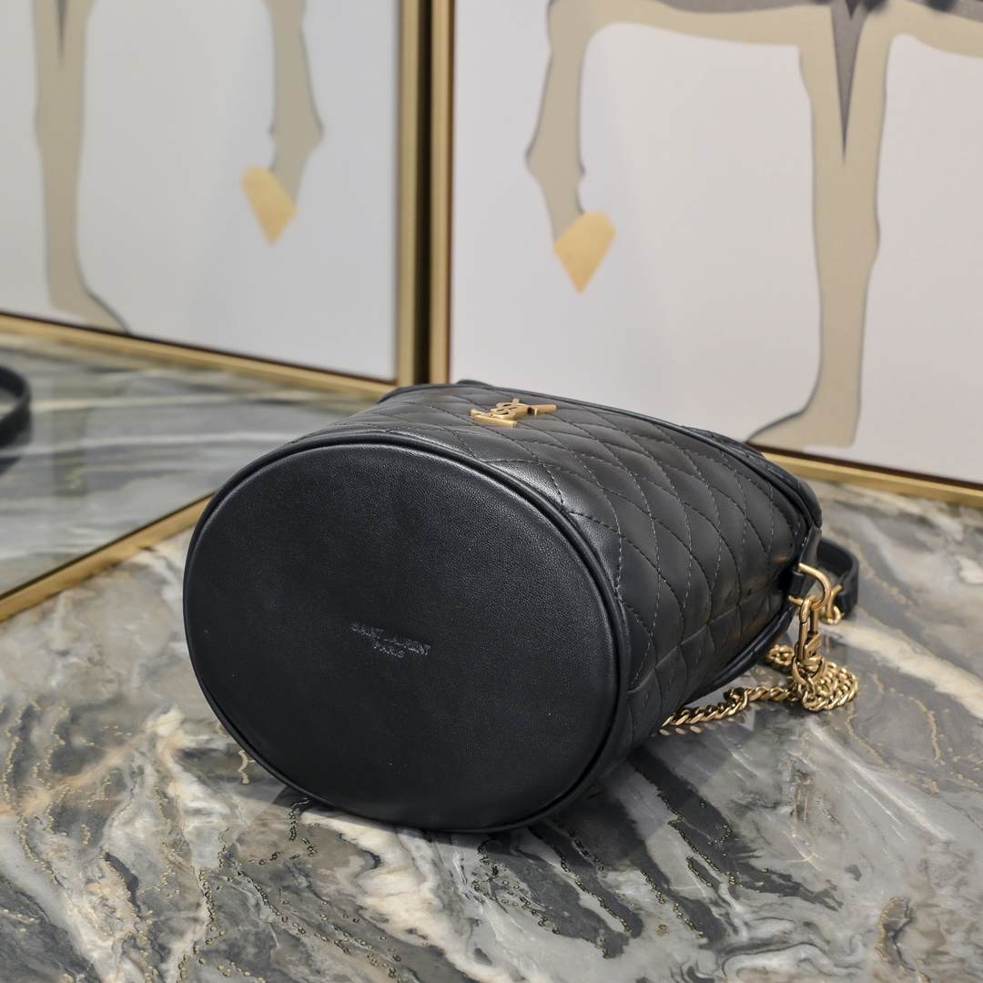 SAINT LAURENT YSL GABY bucket bag in lambskin - Bag