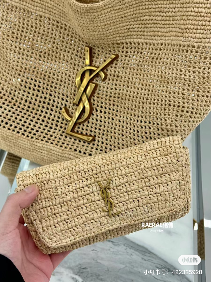 [TOP] Saint Laurent Icare In Raffia - Bag