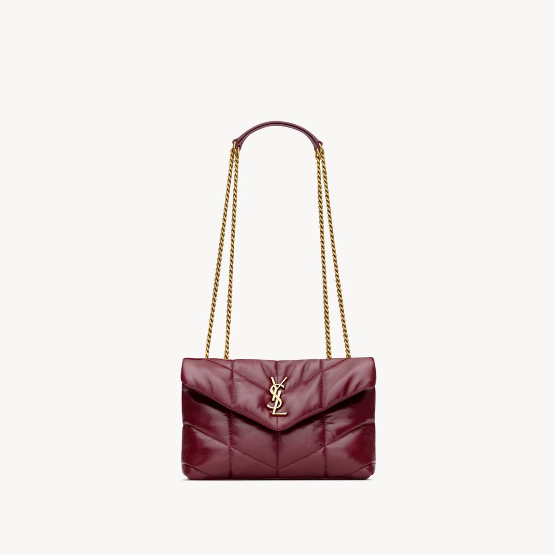 Saint Laurent YSL Puffer in shiny leather Crossbody - Bag