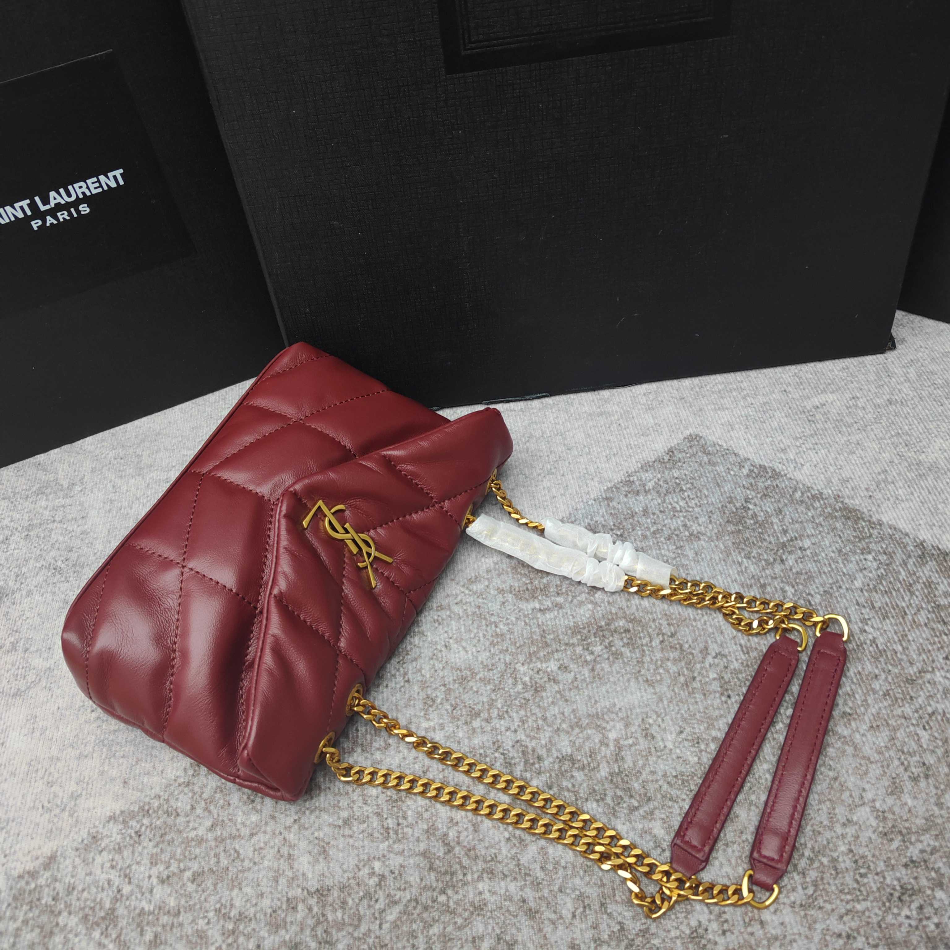 Saint Laurent YSL Puffer in shiny leather Crossbody - Bag
