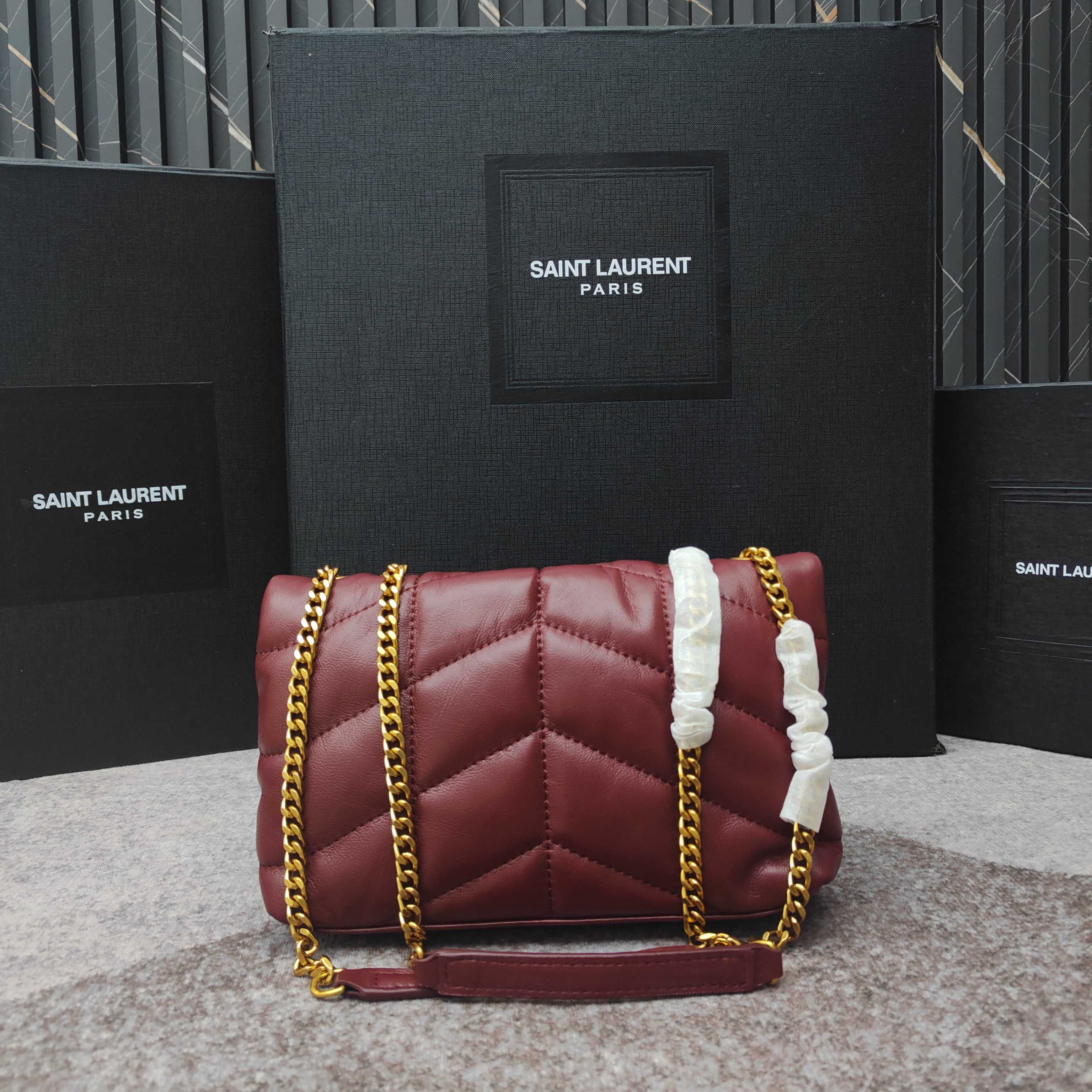 Saint Laurent YSL Puffer in shiny leather Crossbody - Bag