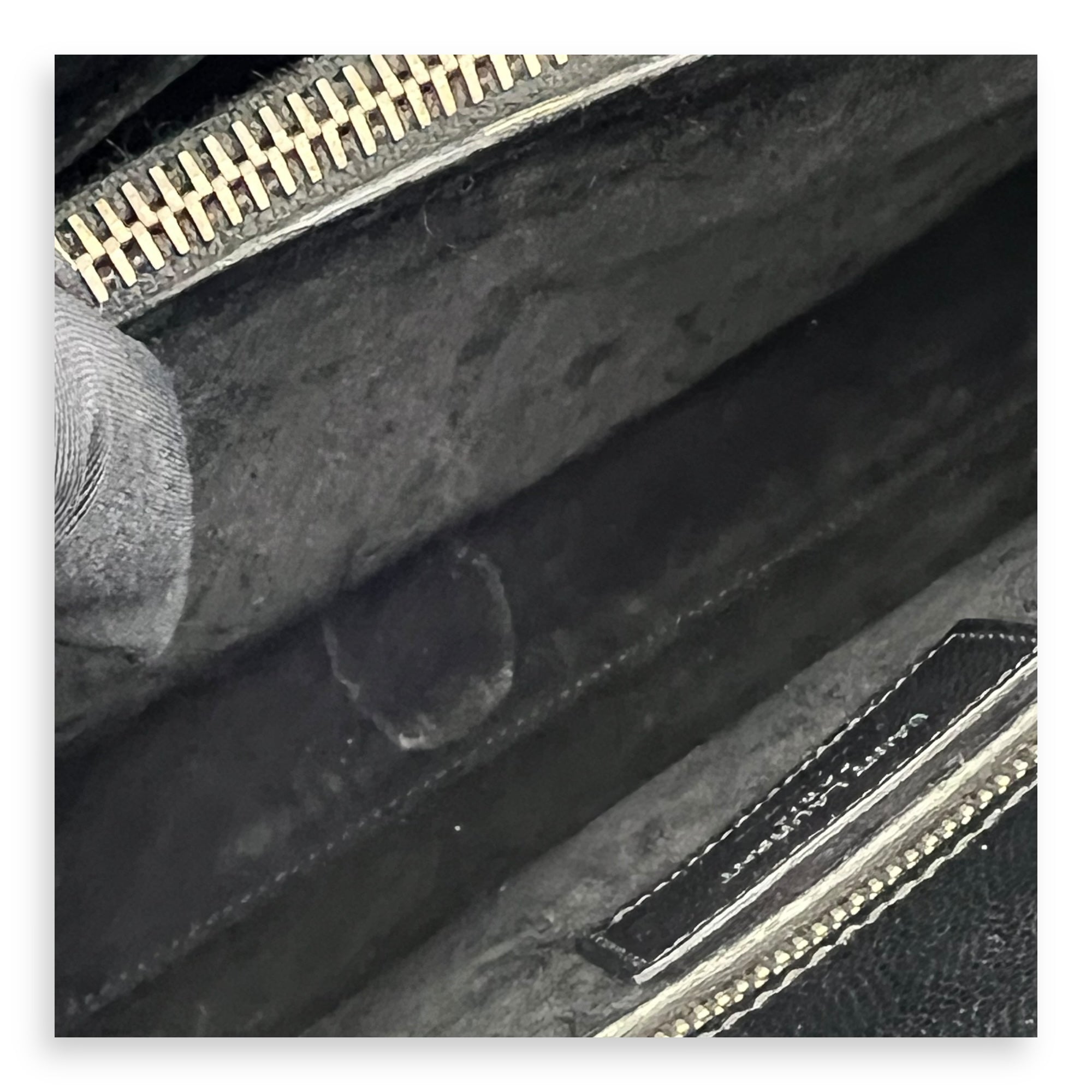 Sac de Jour Small Black Top Handle Bag in Calfskin, Silver hardware