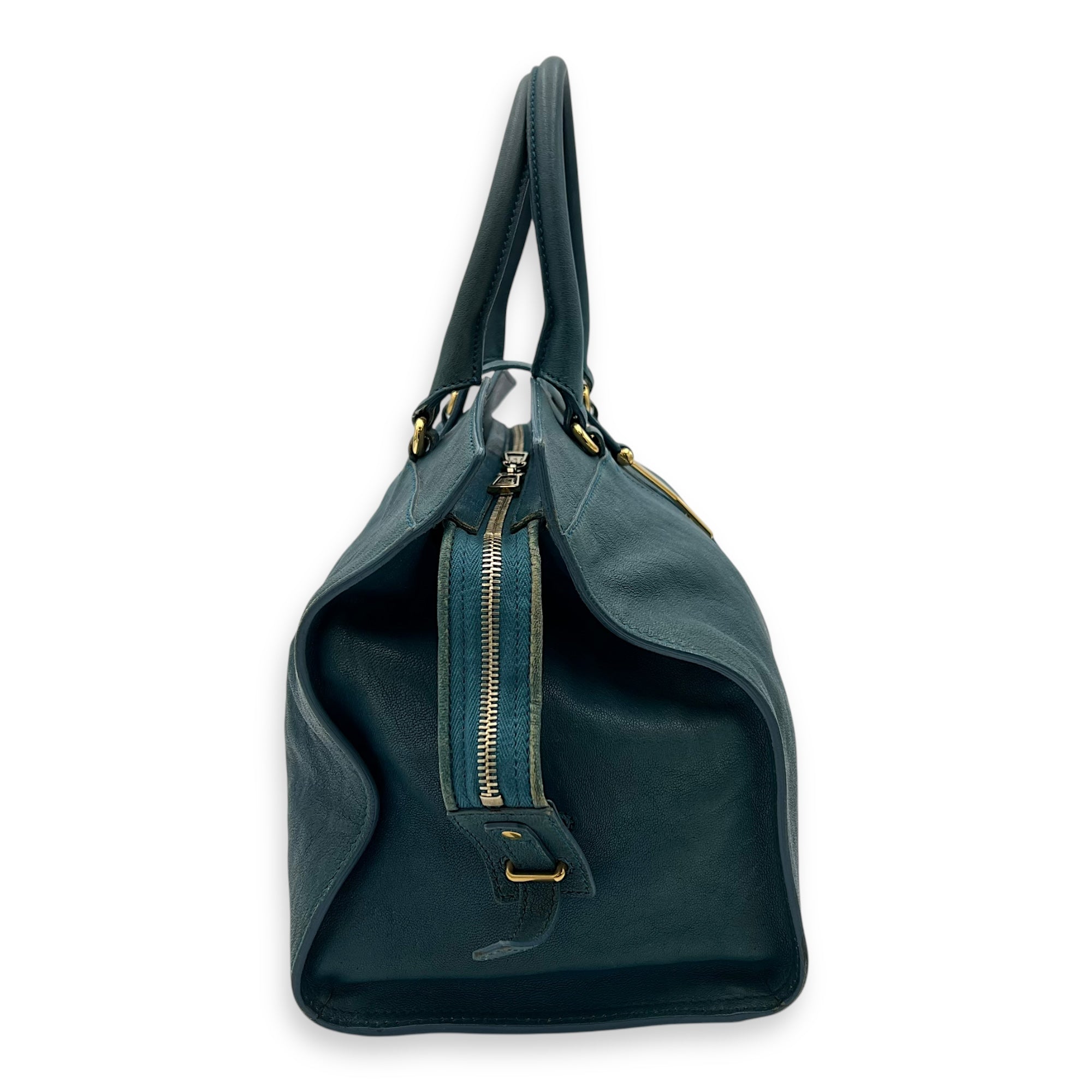 Cabas Chyc Sac Ligne Y Top handle bag in Calfskin, Gold Hardware