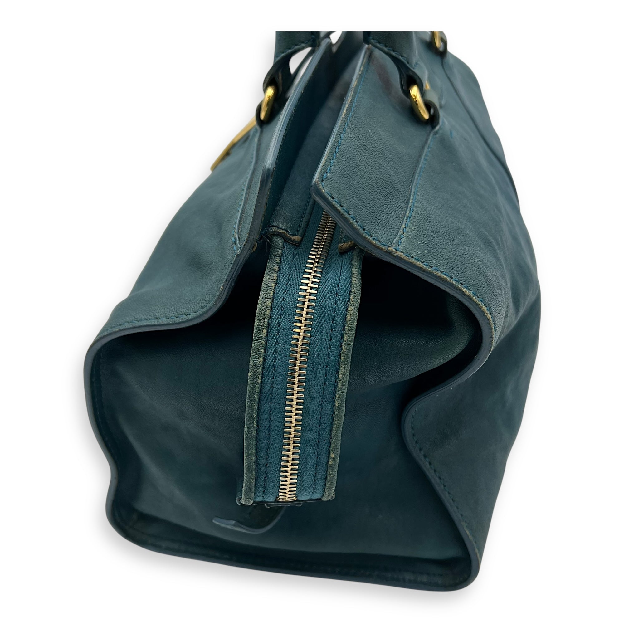Cabas Chyc Sac Ligne Y Top handle bag in Calfskin, Gold Hardware
