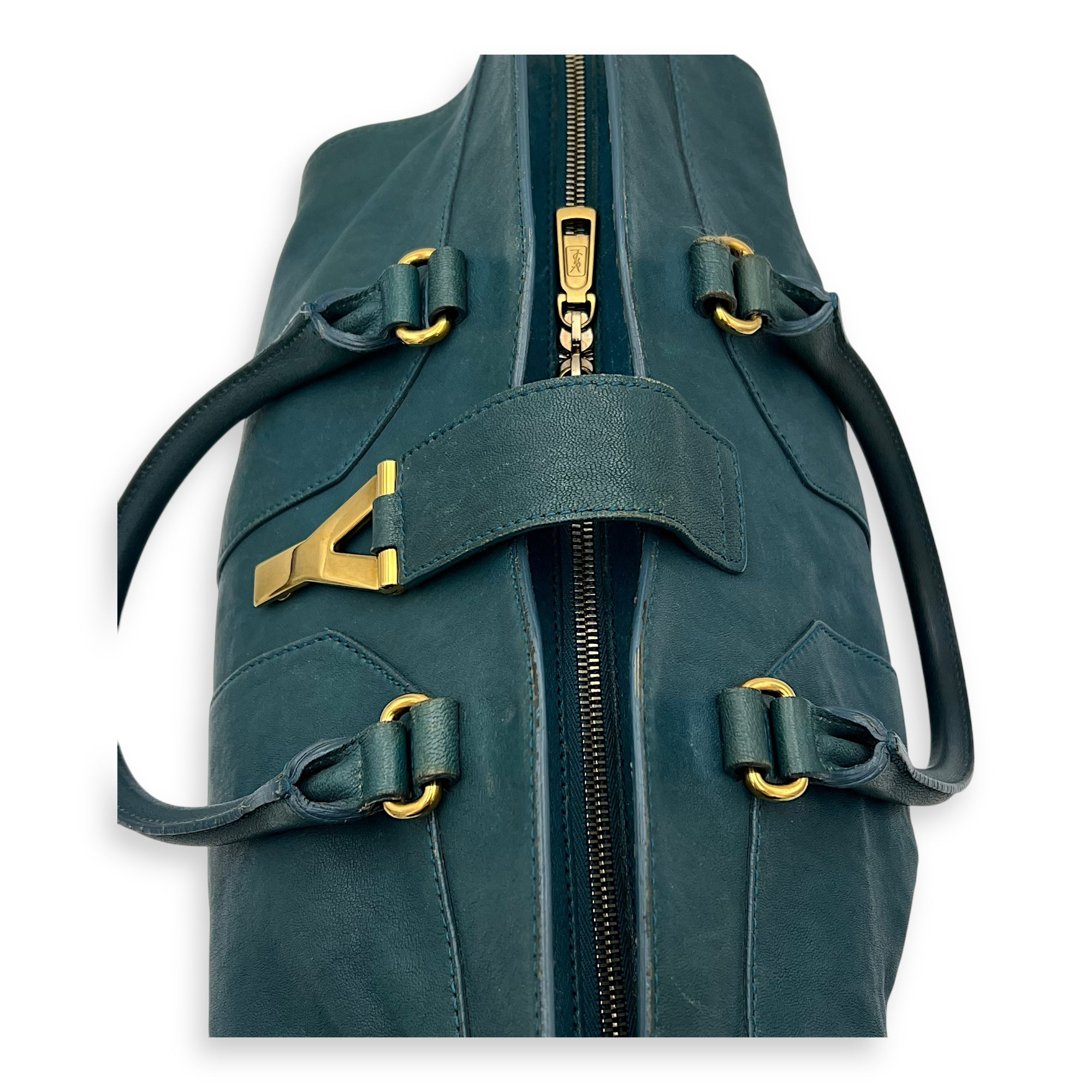 Cabas Chyc Sac Ligne Y Top handle bag in Calfskin, Gold Hardware