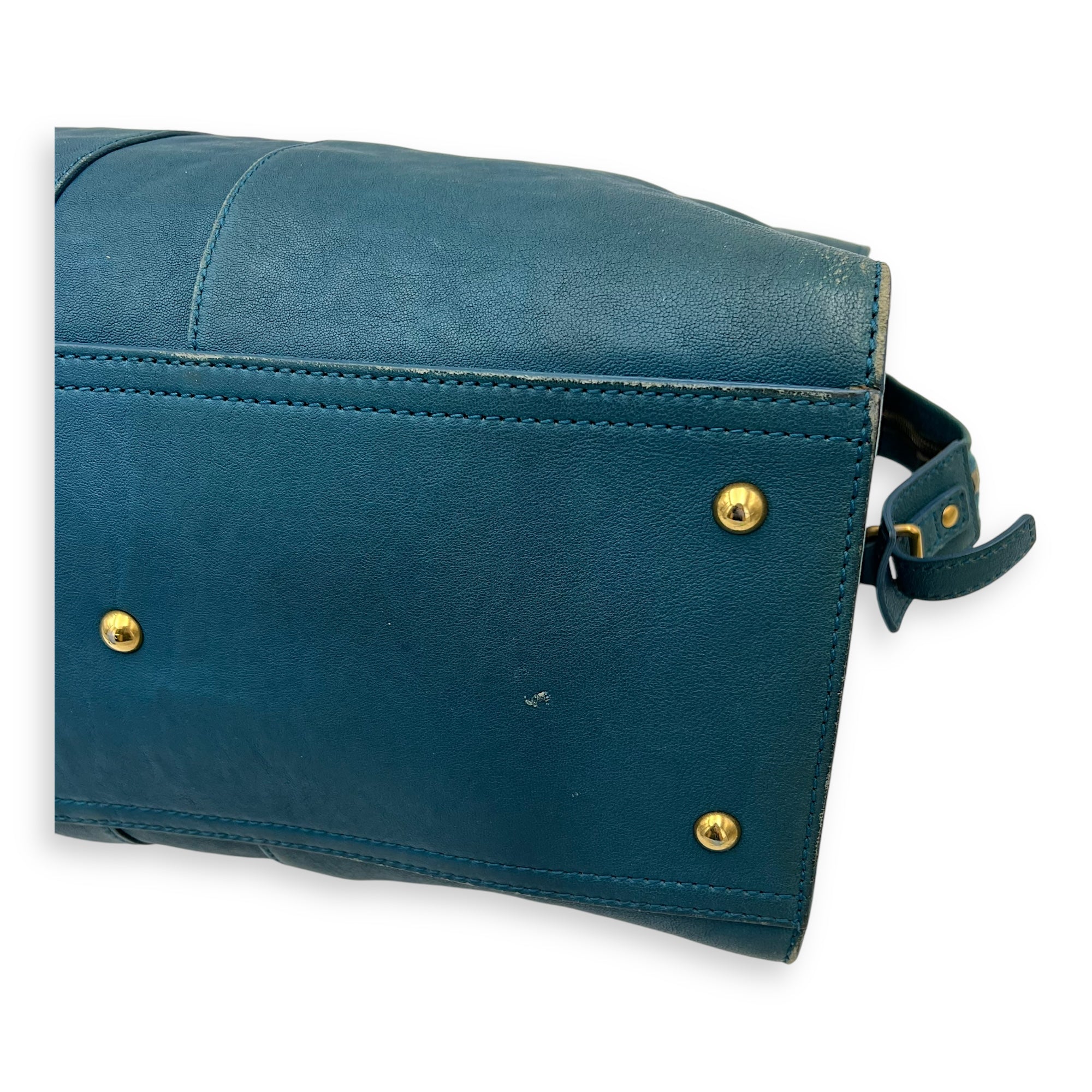 Cabas Chyc Sac Ligne Y Top handle bag in Calfskin, Gold Hardware