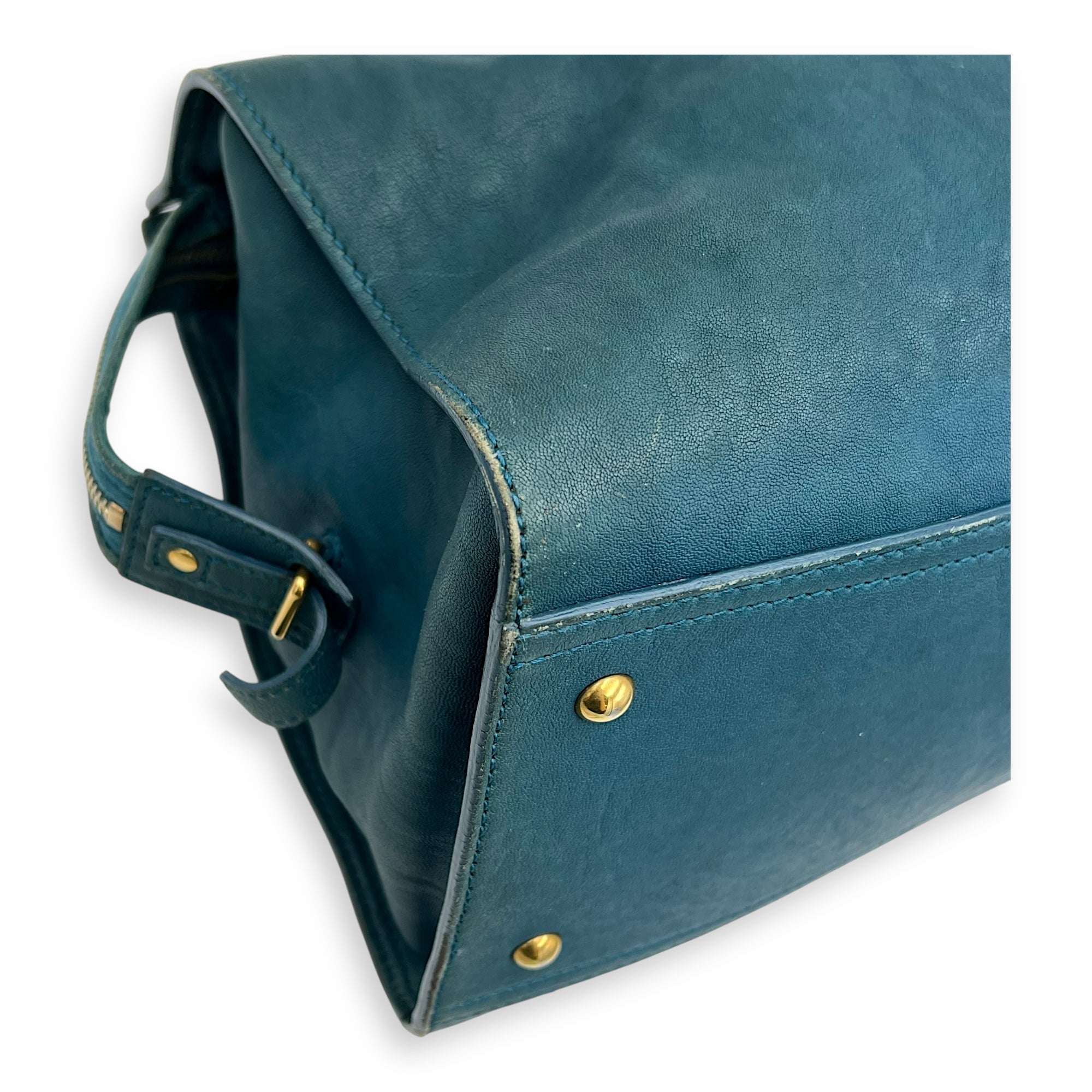 Cabas Chyc Sac Ligne Y Top handle bag in Calfskin, Gold Hardware