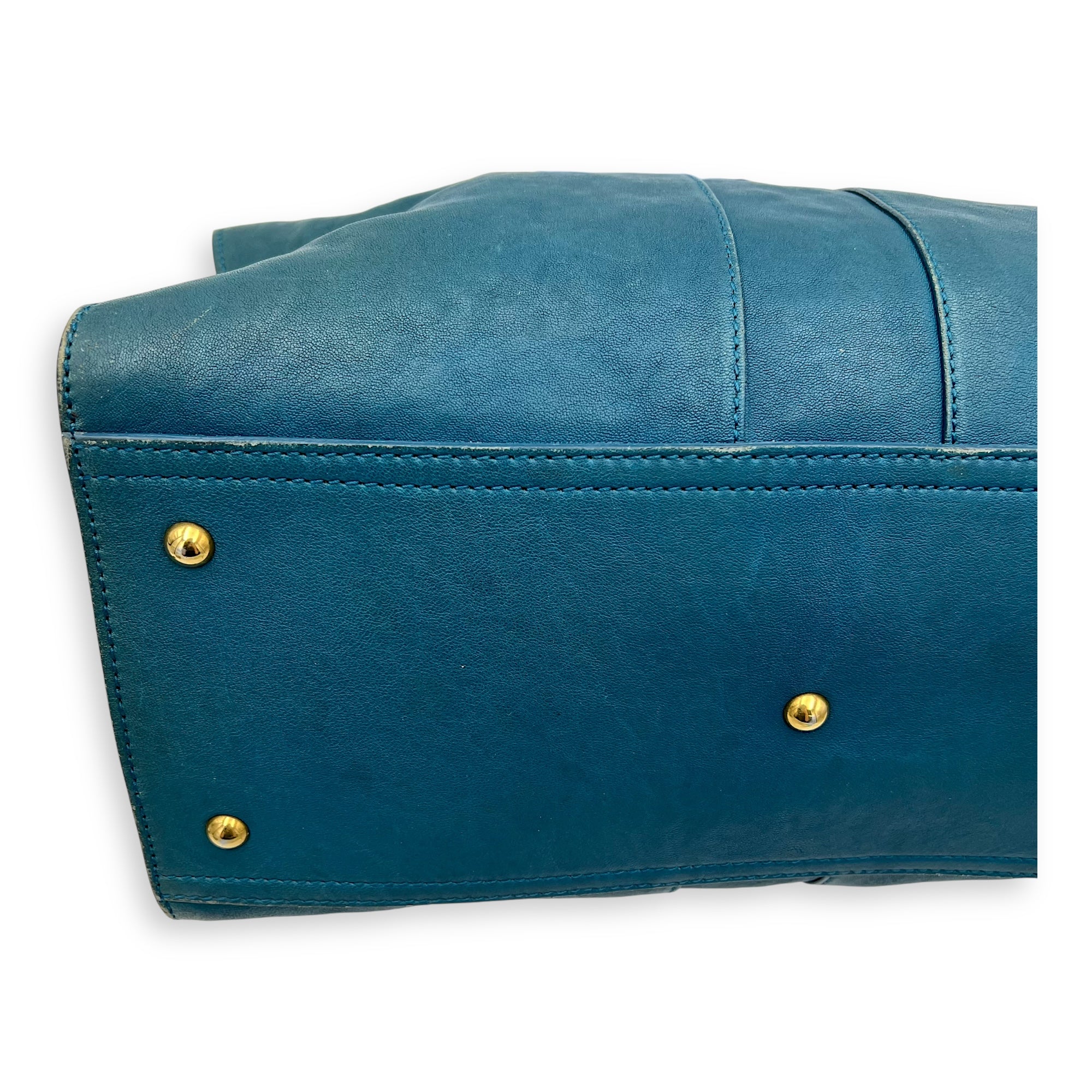 Cabas Chyc Sac Ligne Y Top handle bag in Calfskin, Gold Hardware
