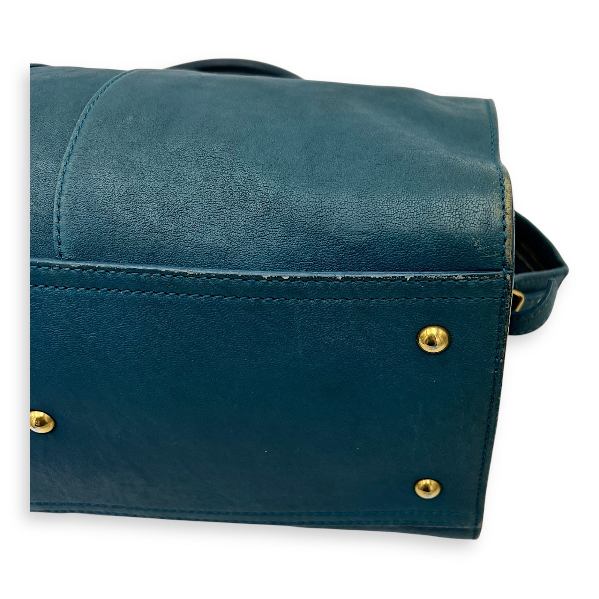 Cabas Chyc Sac Ligne Y Top handle bag in Calfskin, Gold Hardware