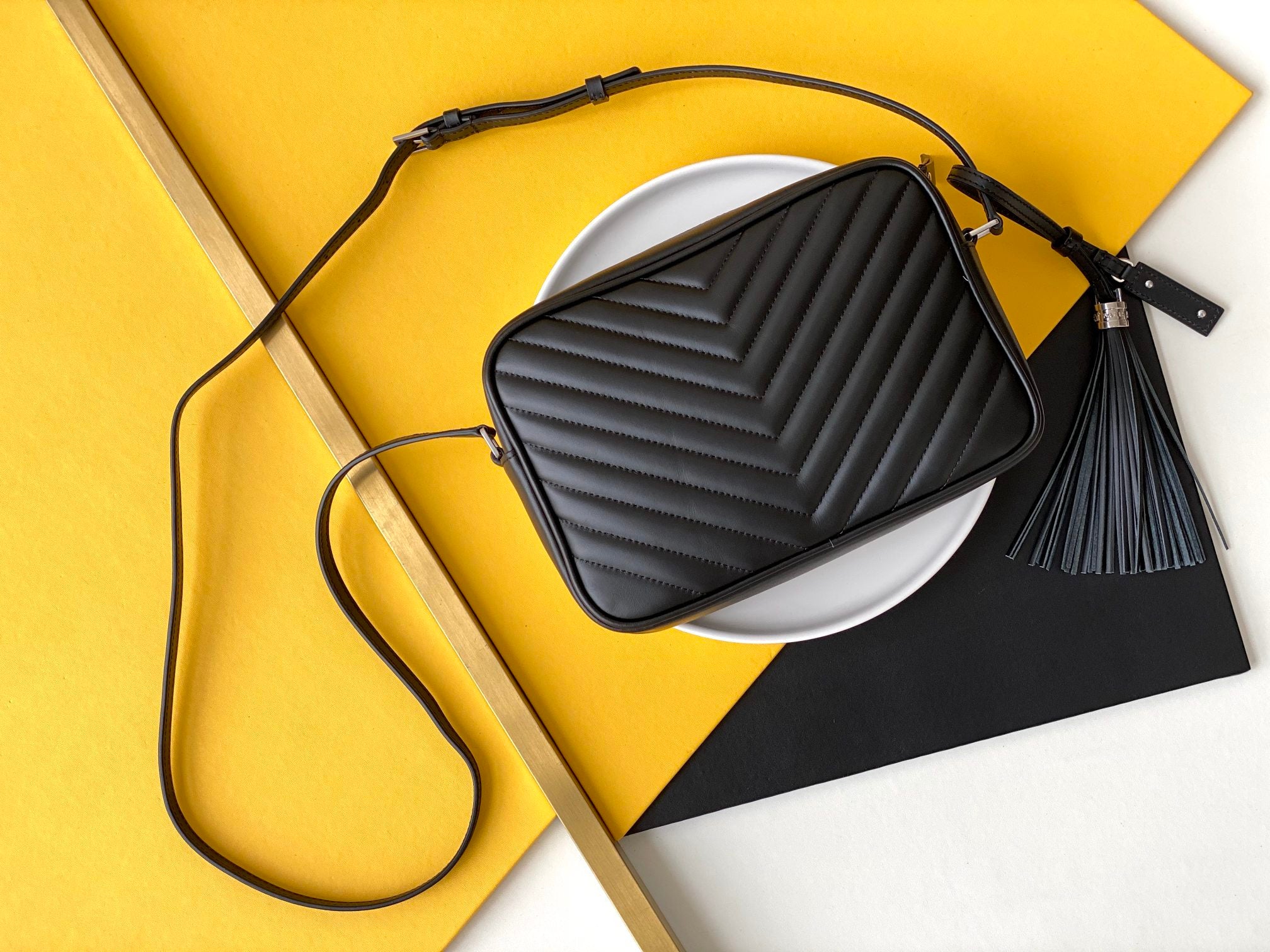 YSL Lou Camera Bag In Quilted Leather