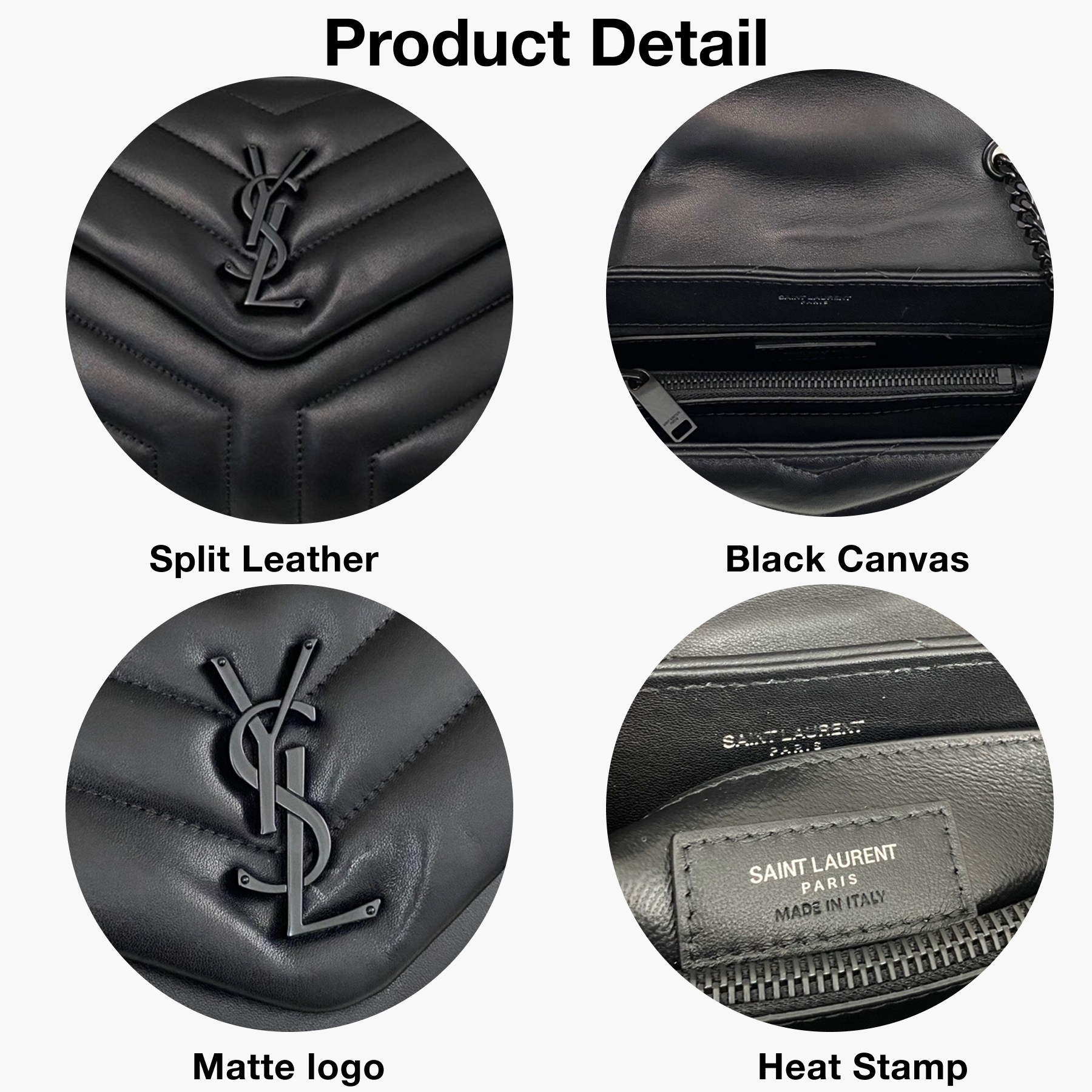 SAINT LAURENT Loulou Medium quilted leather shoulder bag black - Bag
