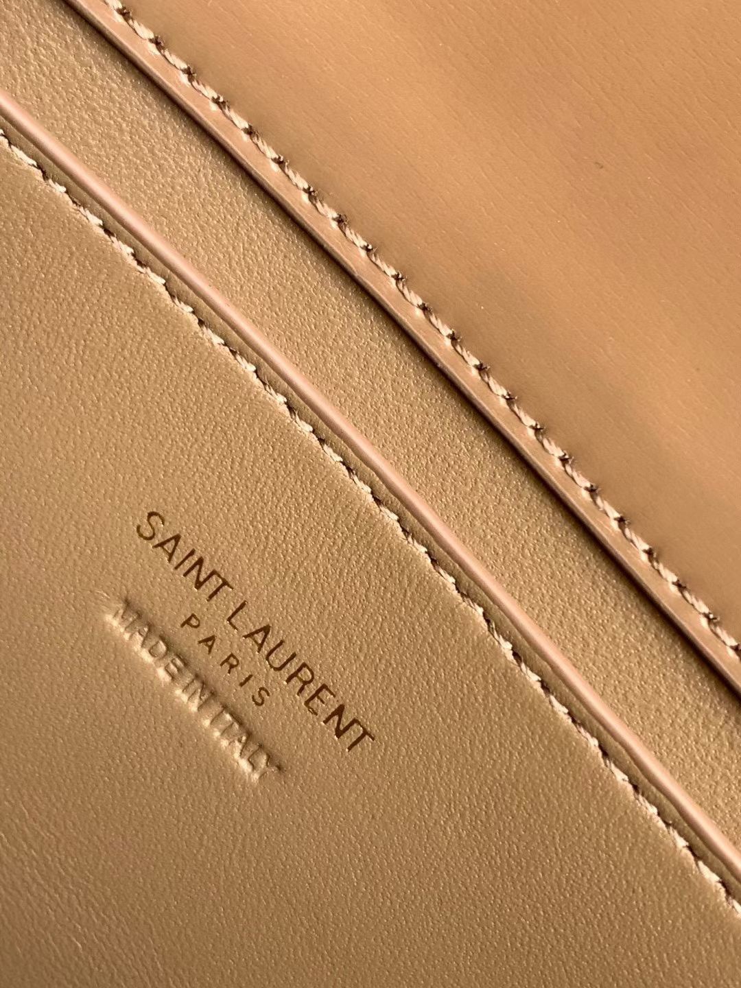 Saint Laurent Voltaire mini leather shoulder bag-Beige - Bag