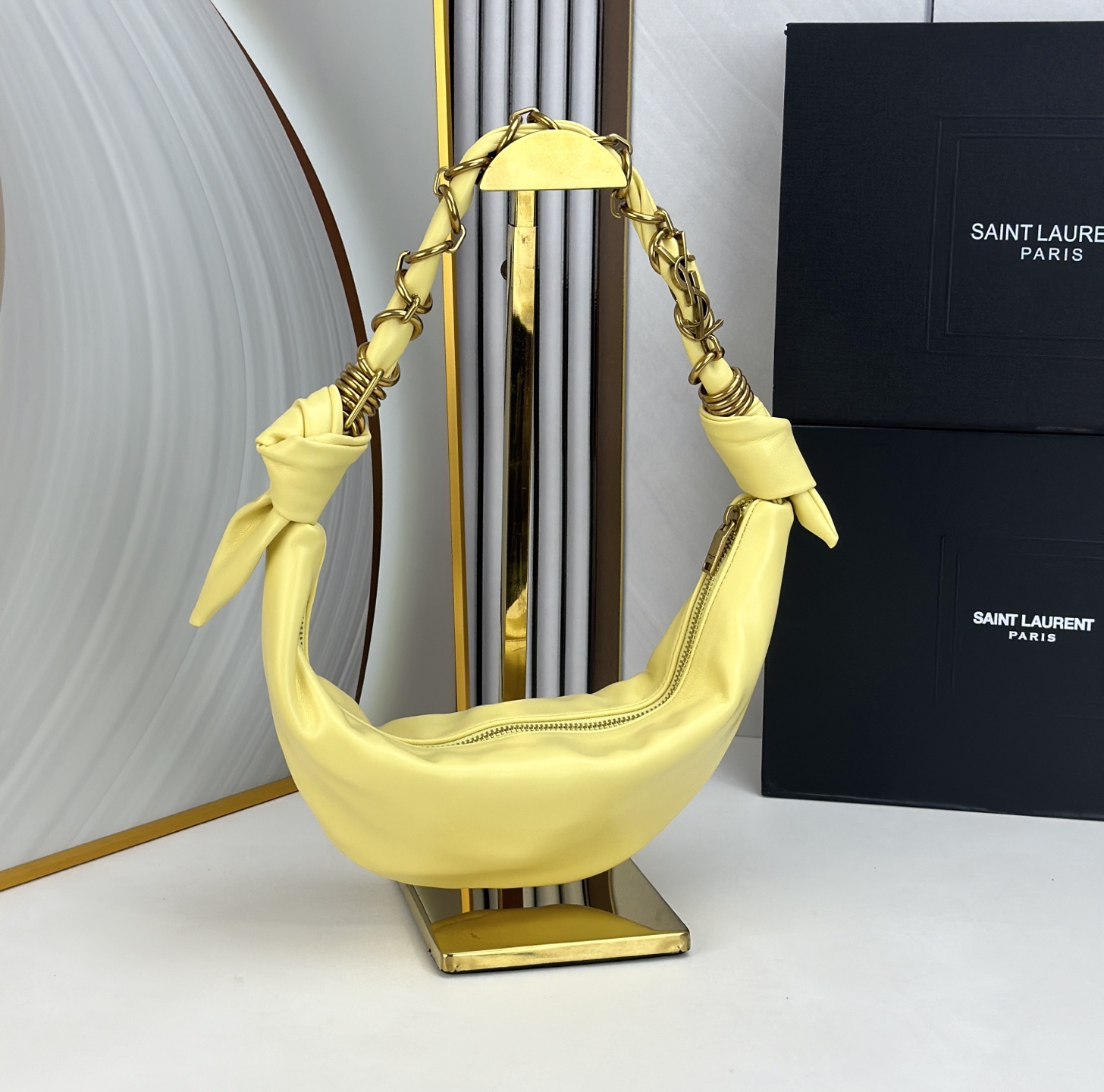Saint Laurent YSL AMALIA hobo SOFT LEMON - Bag