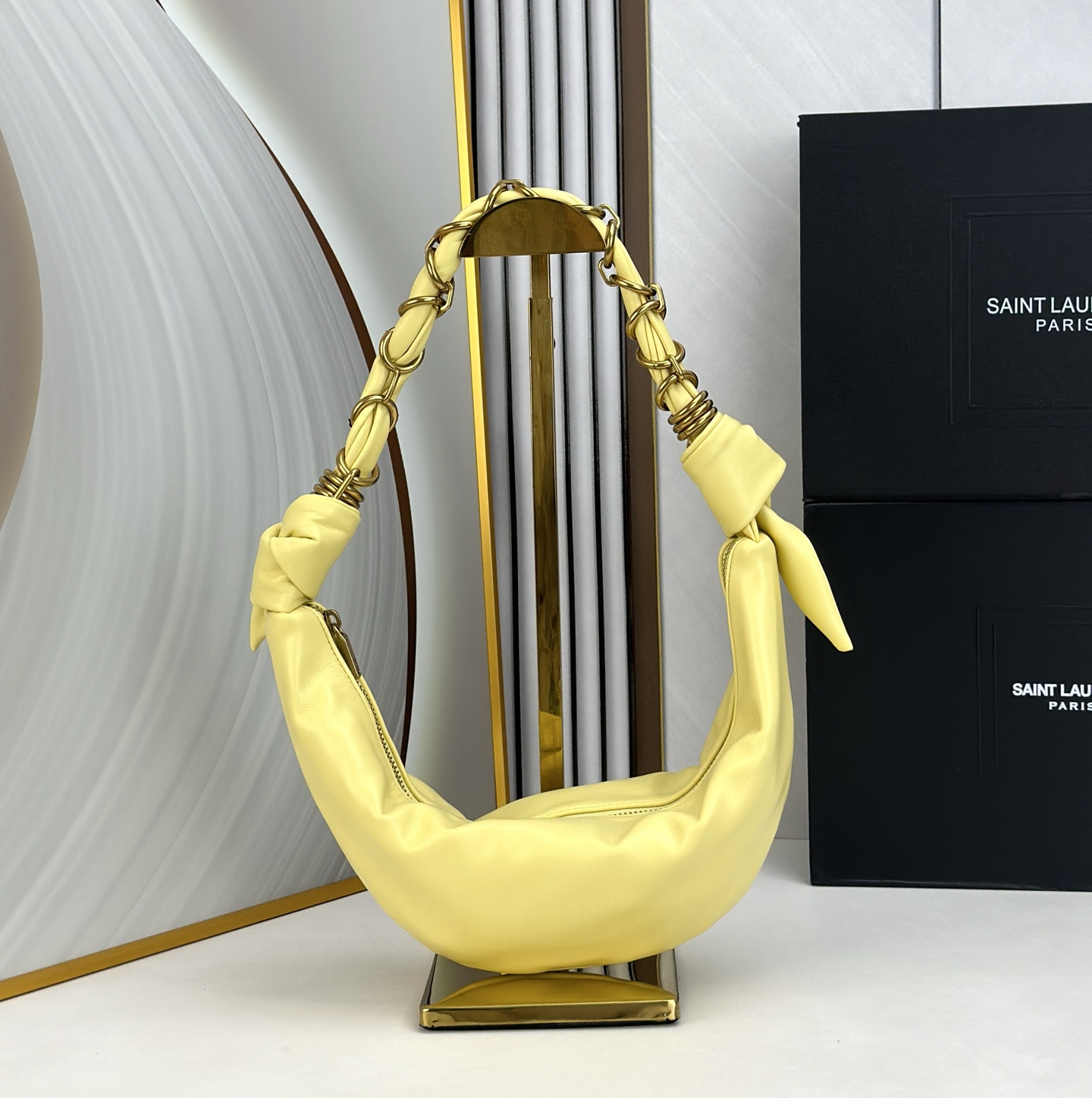 Saint Laurent YSL AMALIA hobo SOFT LEMON - Bag