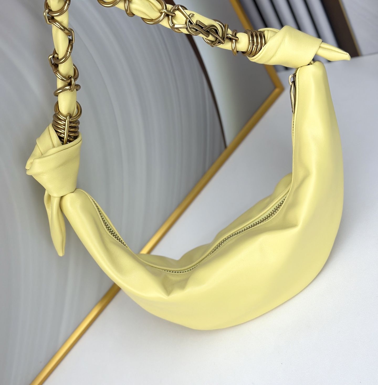 Saint Laurent YSL AMALIA hobo SOFT LEMON - Bag
