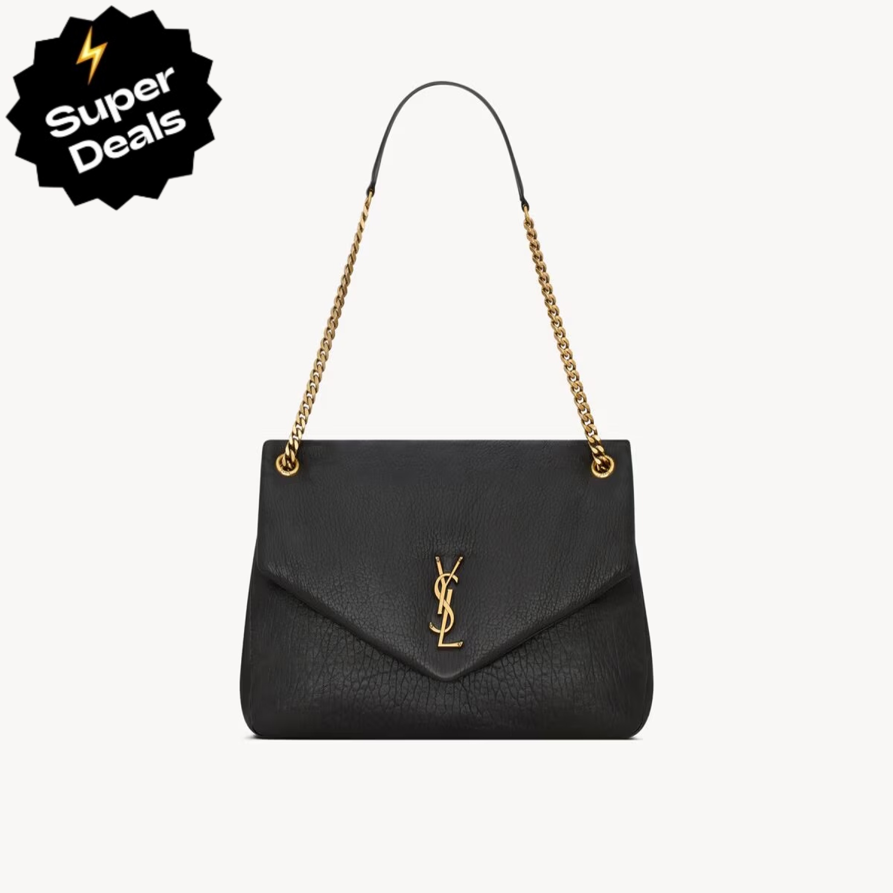 Saint Laurent Small Calfskin Calypso Shoulder Bag