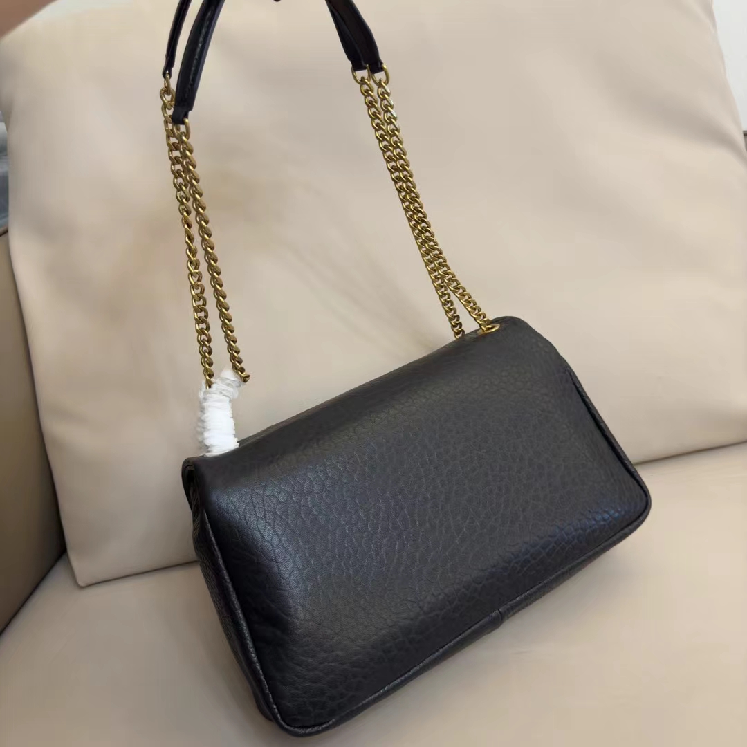 Saint Laurent Small Calfskin Calypso Shoulder Bag