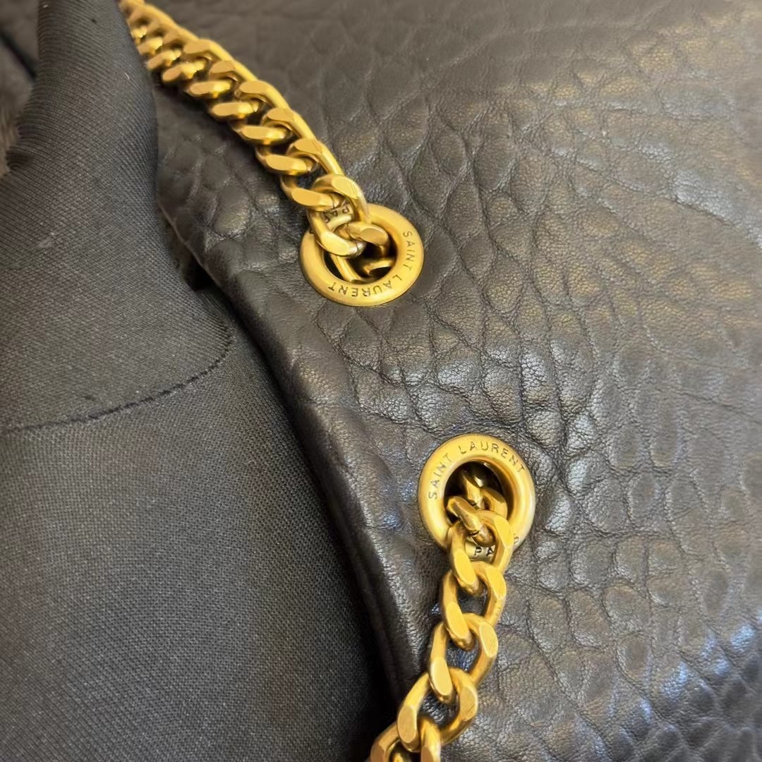 Saint Laurent Small Calfskin Calypso Shoulder Bag