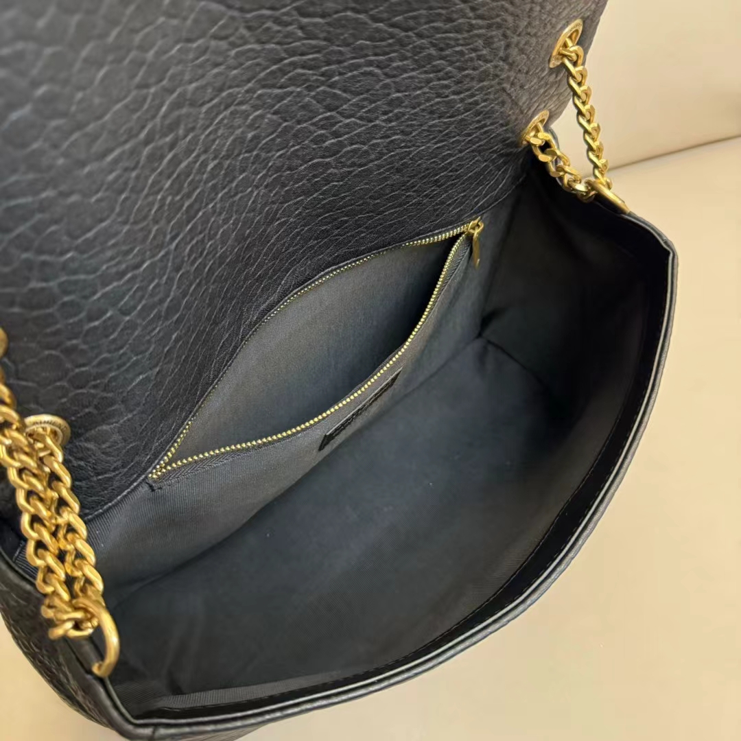 Saint Laurent Small Calfskin Calypso Shoulder Bag