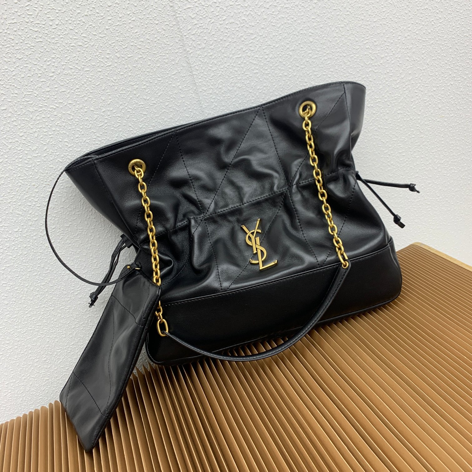 Saint Laurent JAMIE 4.3 Medium Pochon Calfskin chain bag