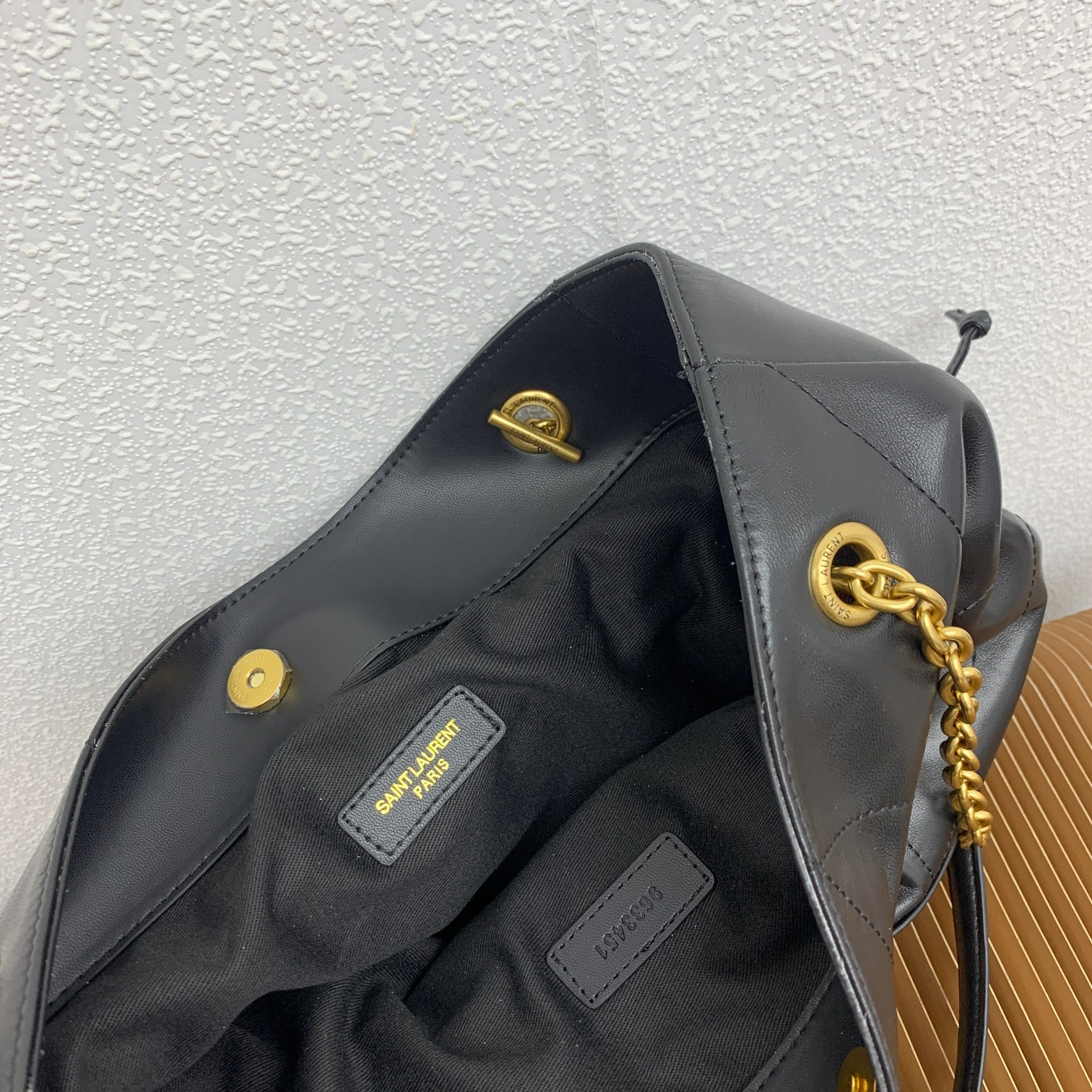 Saint Laurent JAMIE 4.3 Medium Pochon Calfskin chain bag