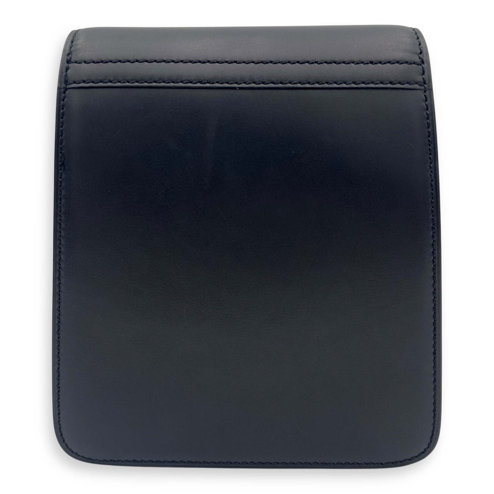 Kaia Crossbody Bag Black in Calfskin, Gold hardware