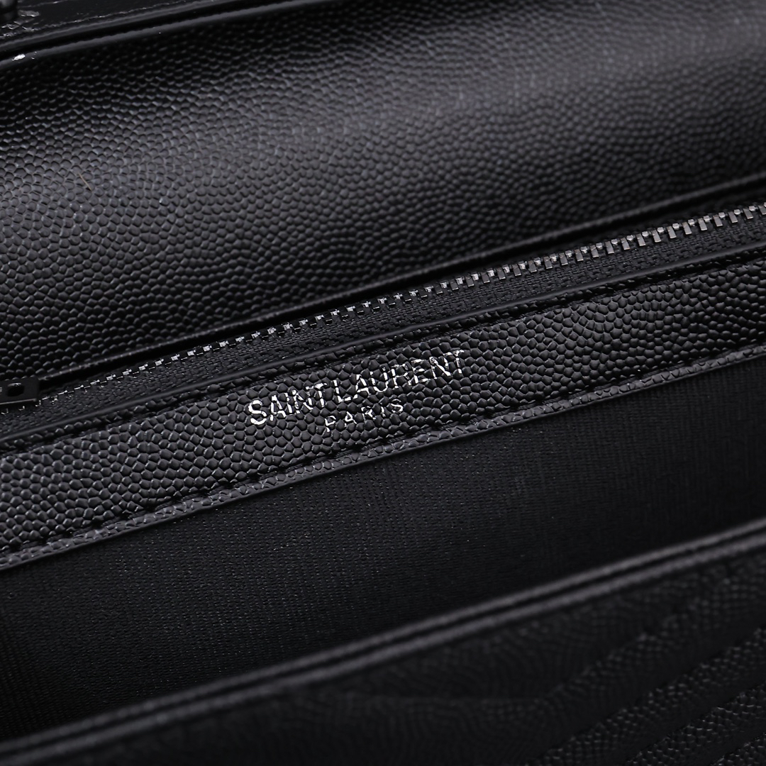 Saint Laurent YSL Cassandre Envelope - Black