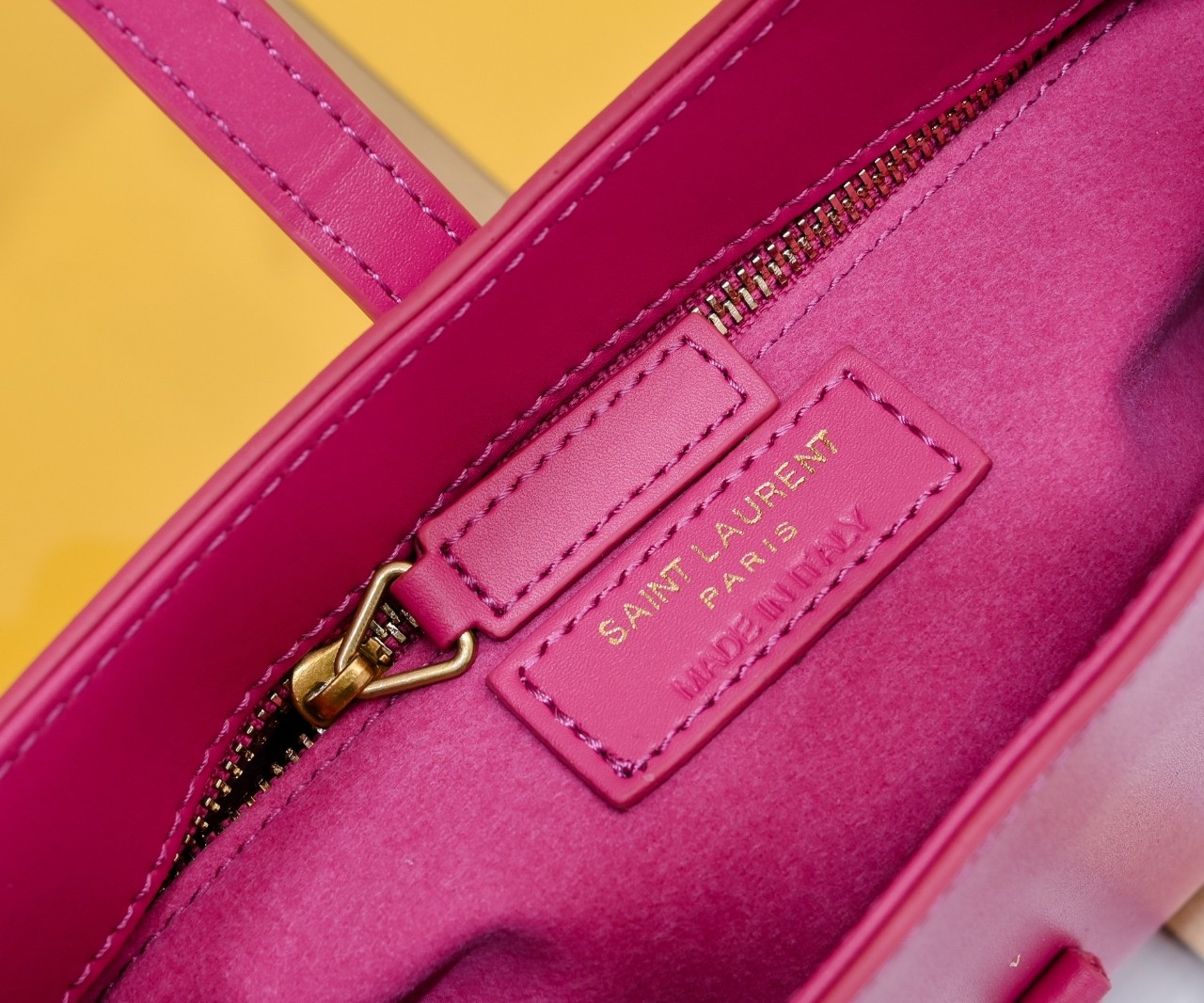 SAINT LAURENT YSL Le 5 à 7 Hobo Bag Leather-Pink Bag