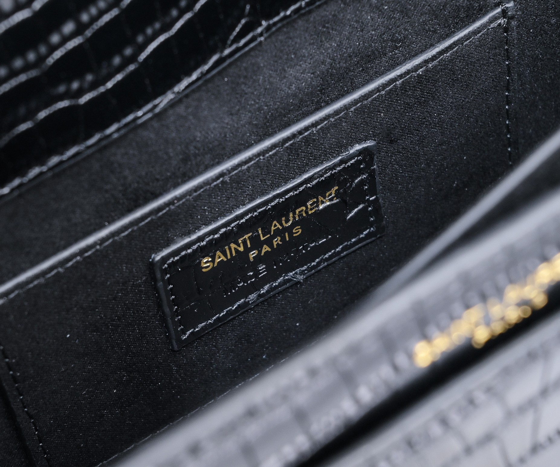 SAINT LAURENT YSL Le 5 à 7 Hobo Bag Leather-Black - Bag