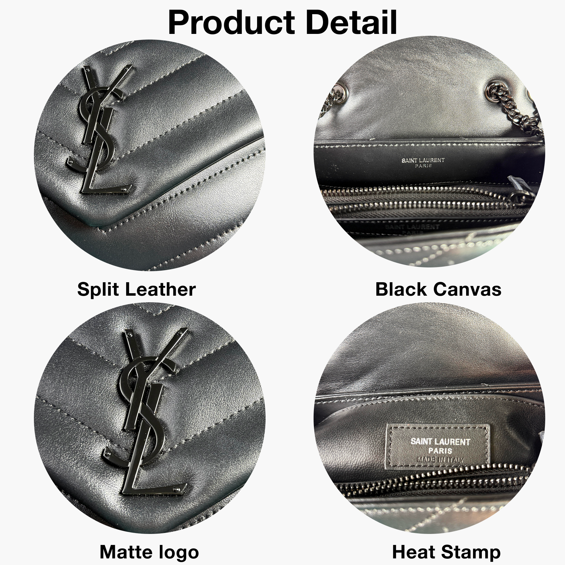 [TOP]SAINT LAURENT Loulou Quilted Leather Shoulder Bag Black - Bag