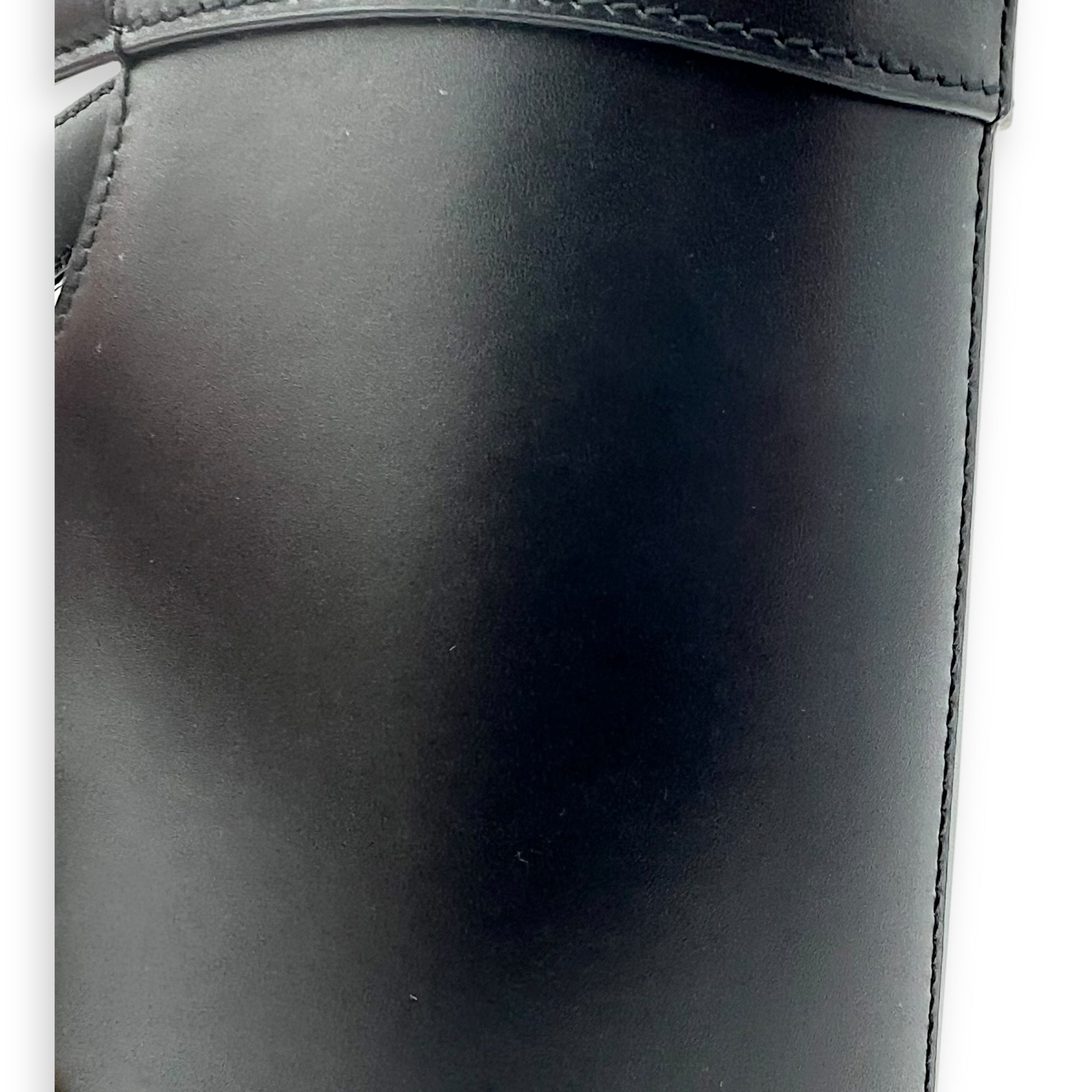 Celia Bucket Bag Black in Calfskin, Gold hardware