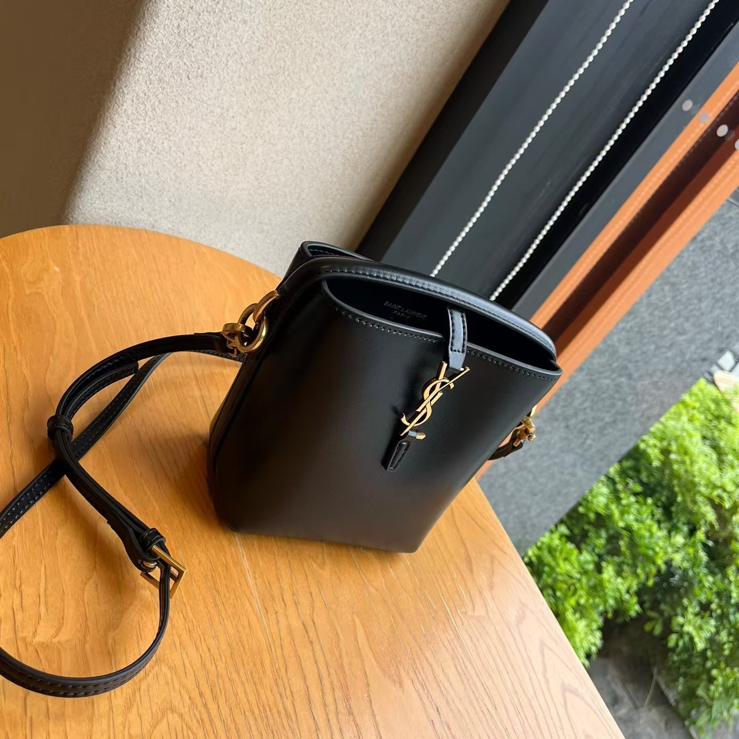 Saint Laurent Le 37 Mini Bag in Shiny Leather