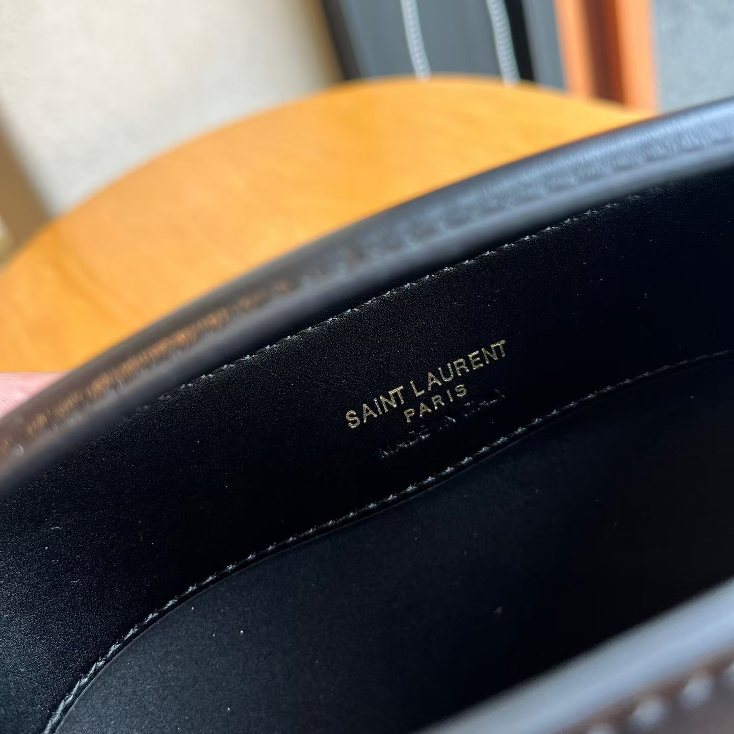 Saint Laurent Le 37 Mini Bag in Shiny Leather