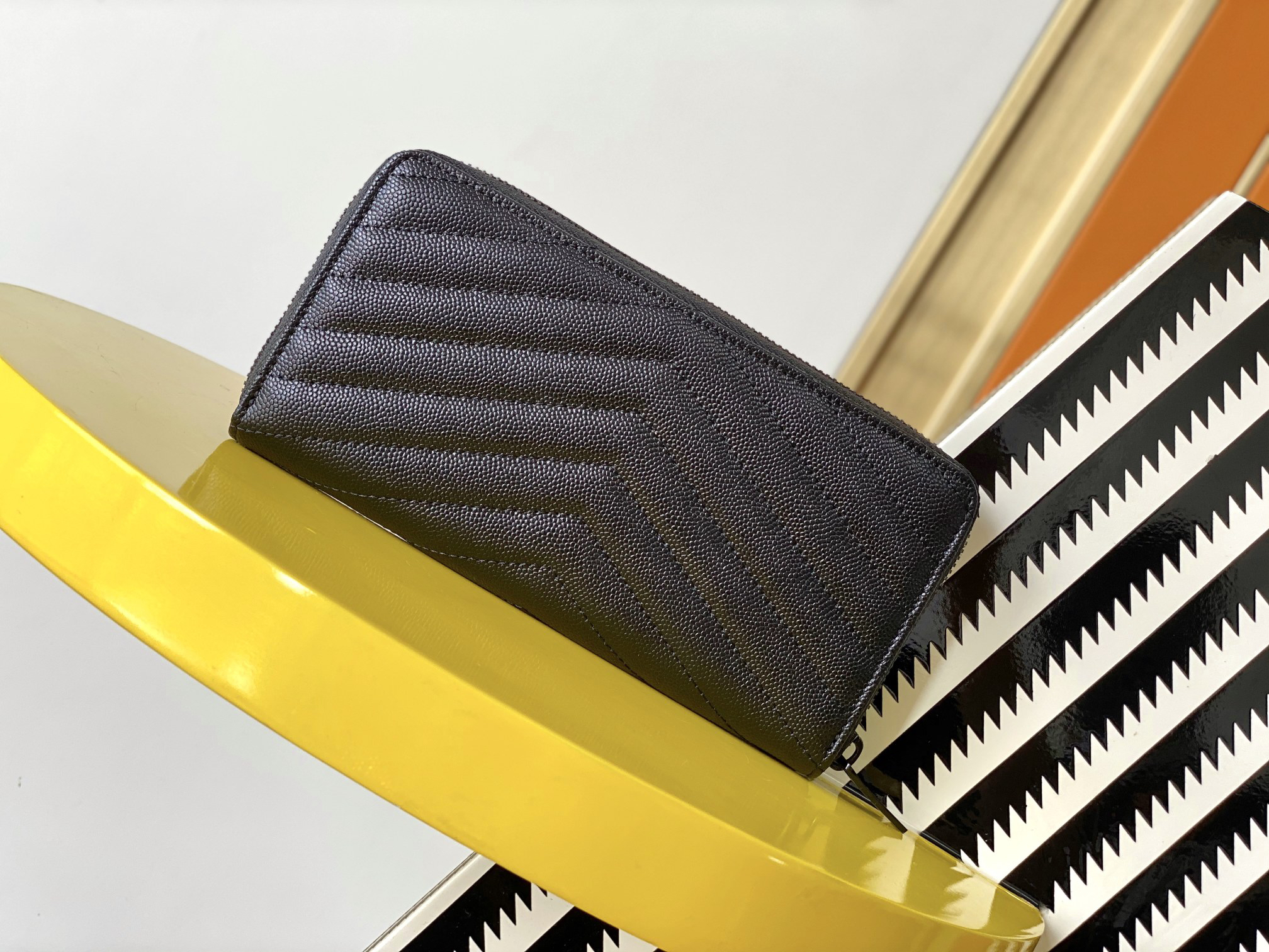 Saint Laurent Monogramme leather Wallet -Black Wallet
