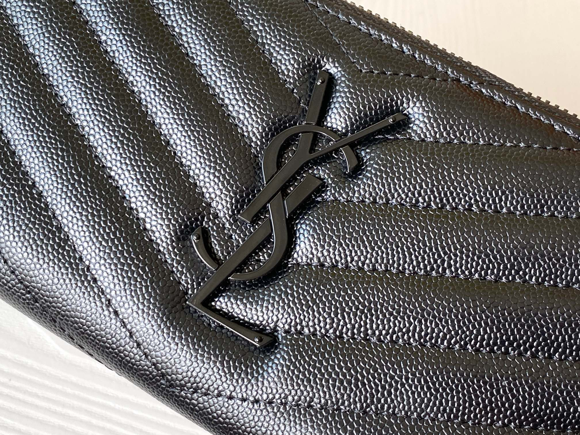 Saint Laurent Monogramme leather Wallet -Black Wallet